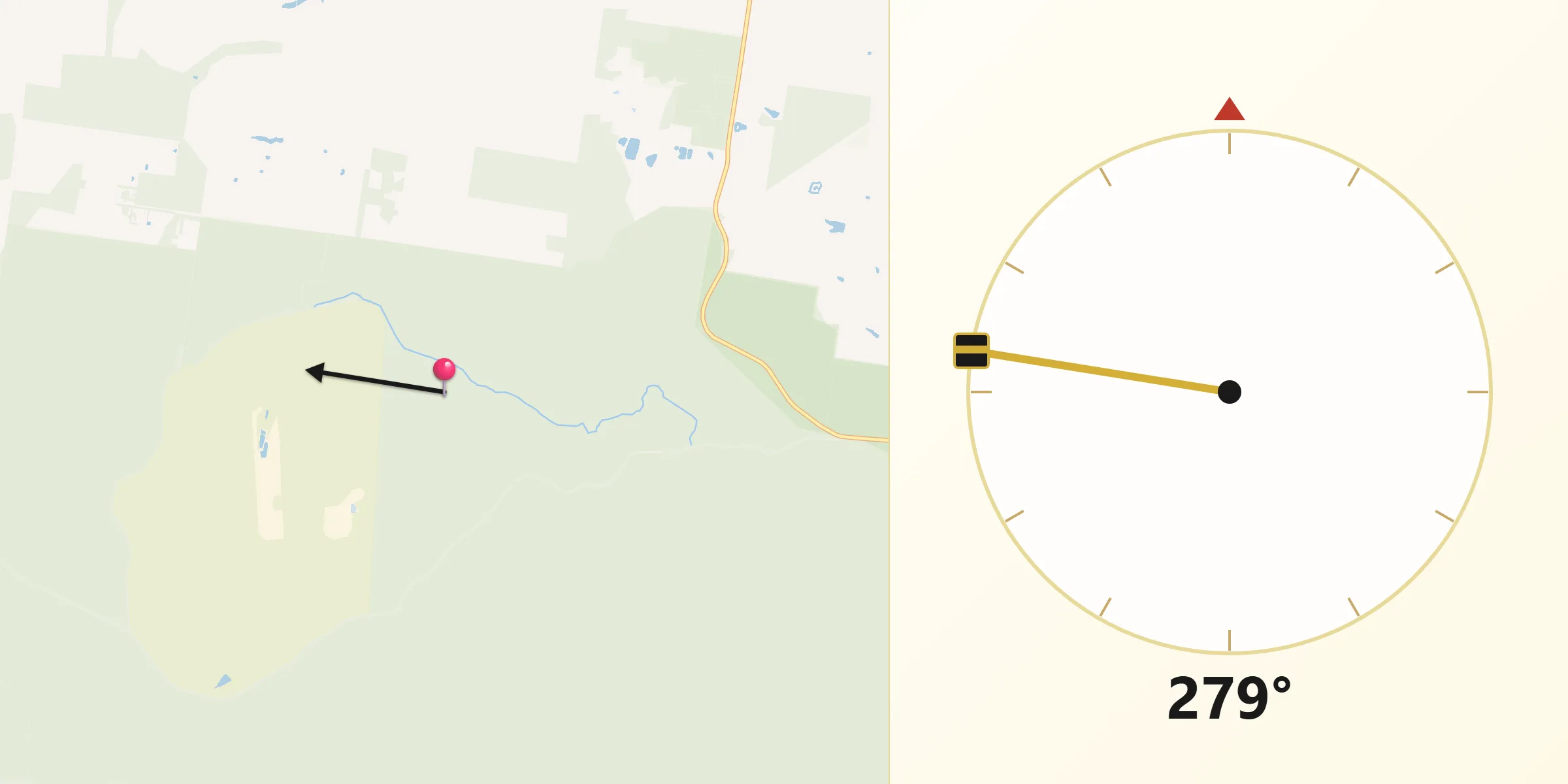 Qibla Direction from Surf Coast