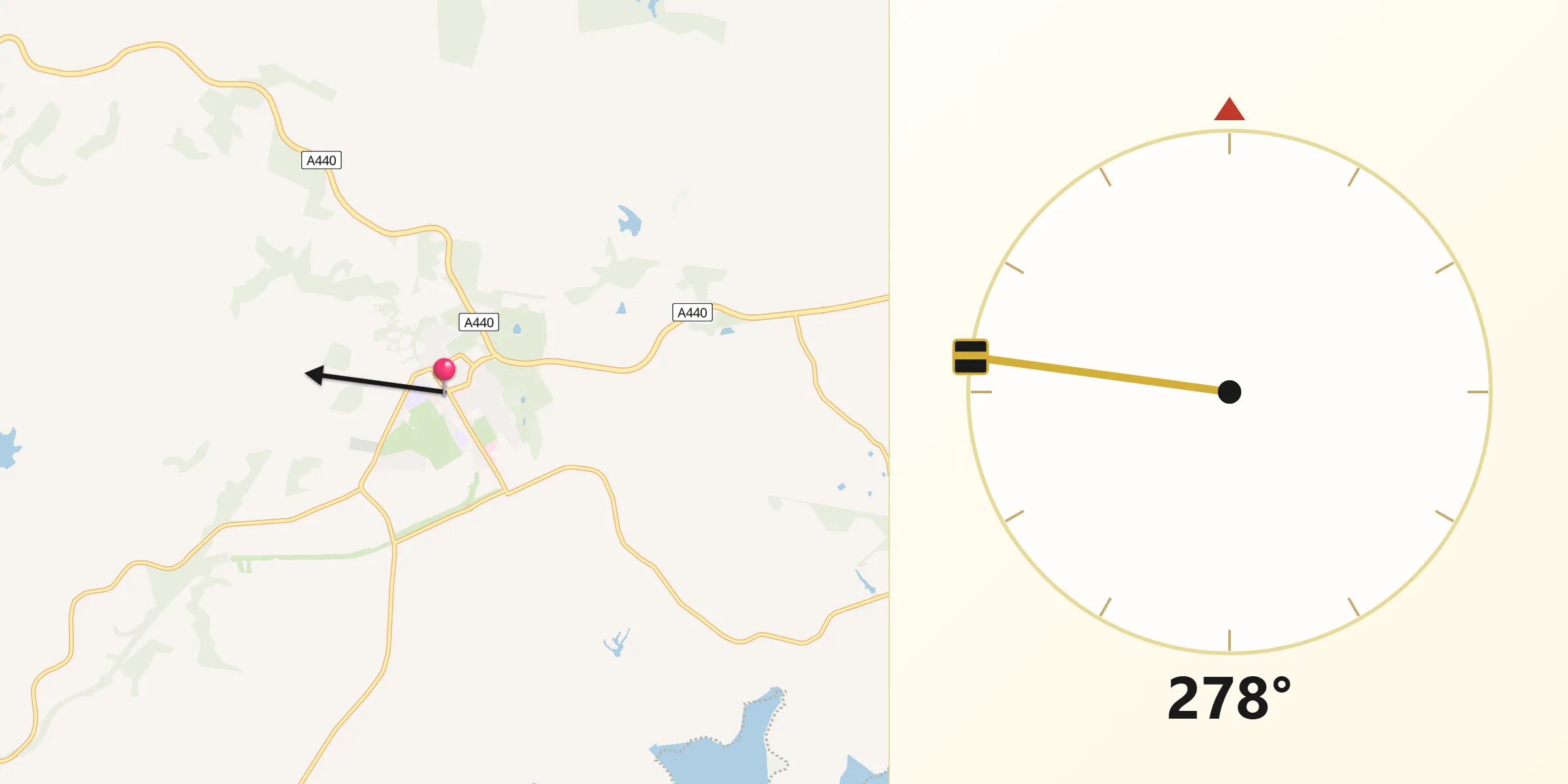 Qibla Direction from Foster