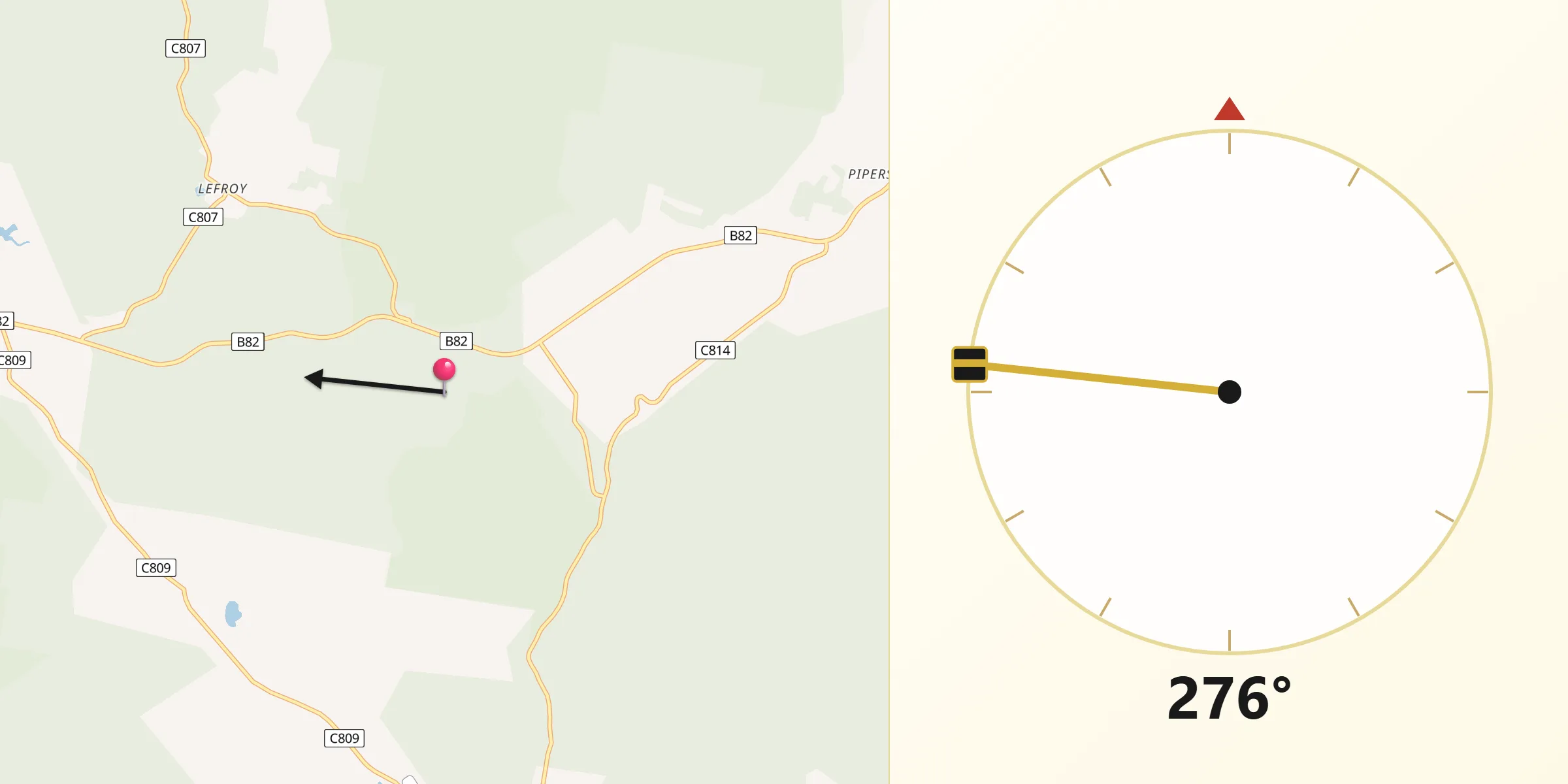 Qibla Direction from George Town