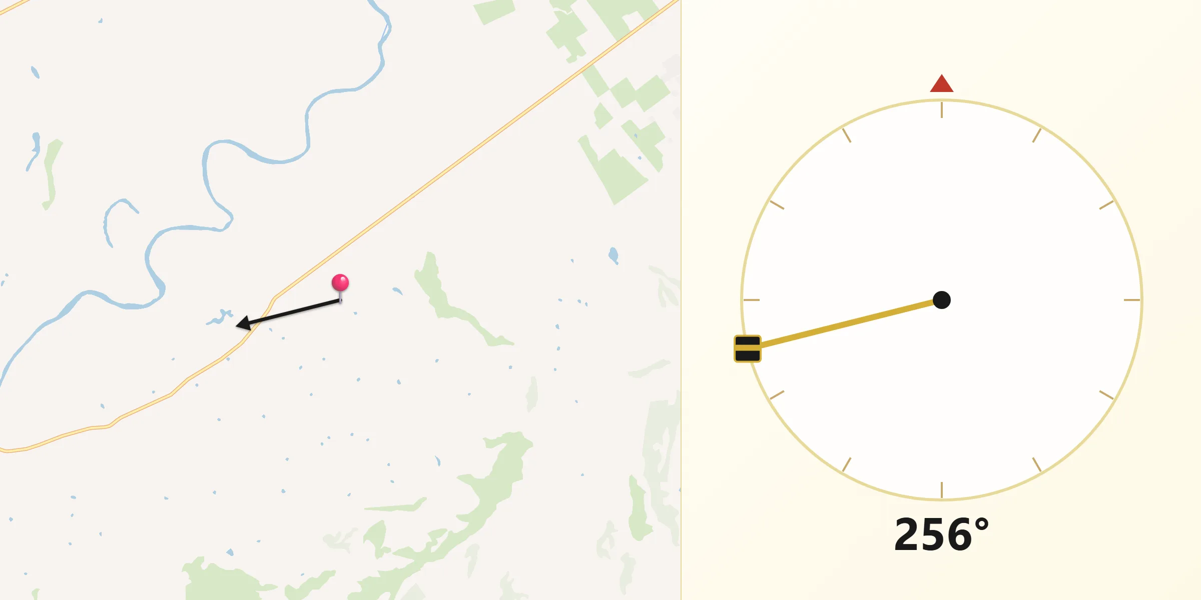 Qibla Direction from South Wairarapa