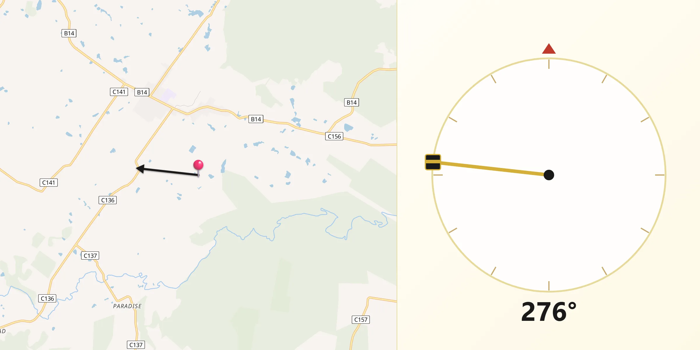 Qibla Direction from Sheffield
