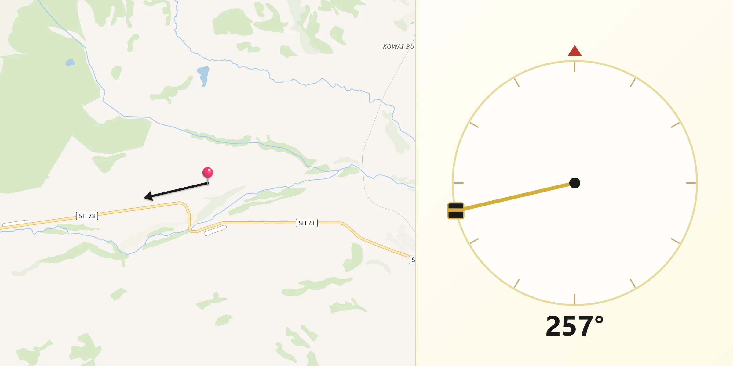 Qibla Direction from Selwyn