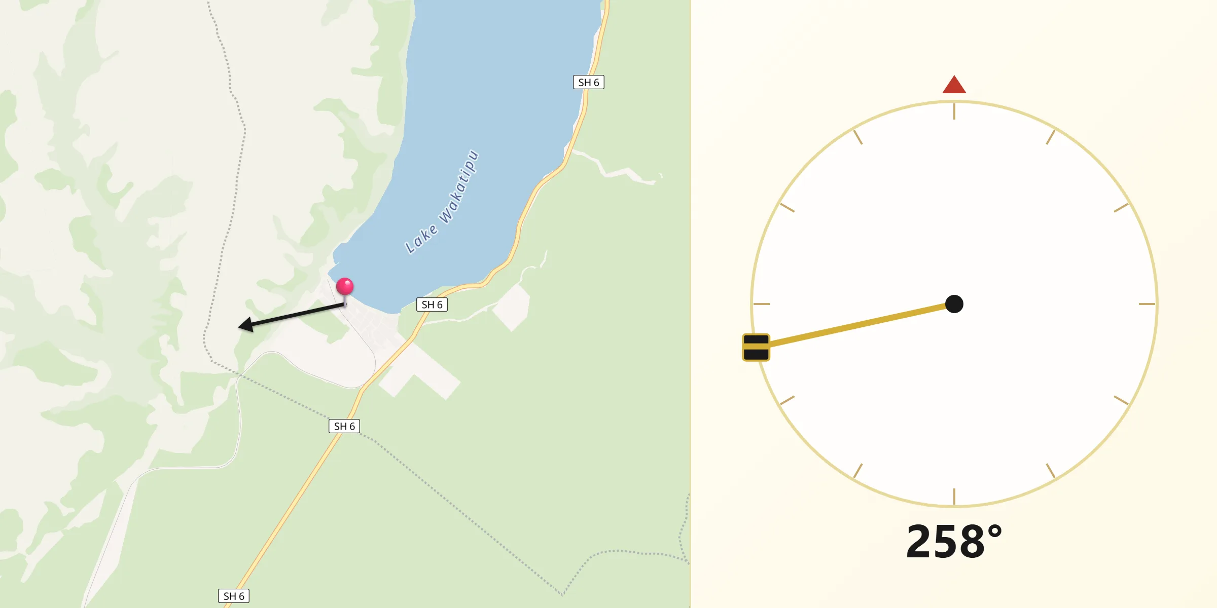 Qibla Direction from Kingston