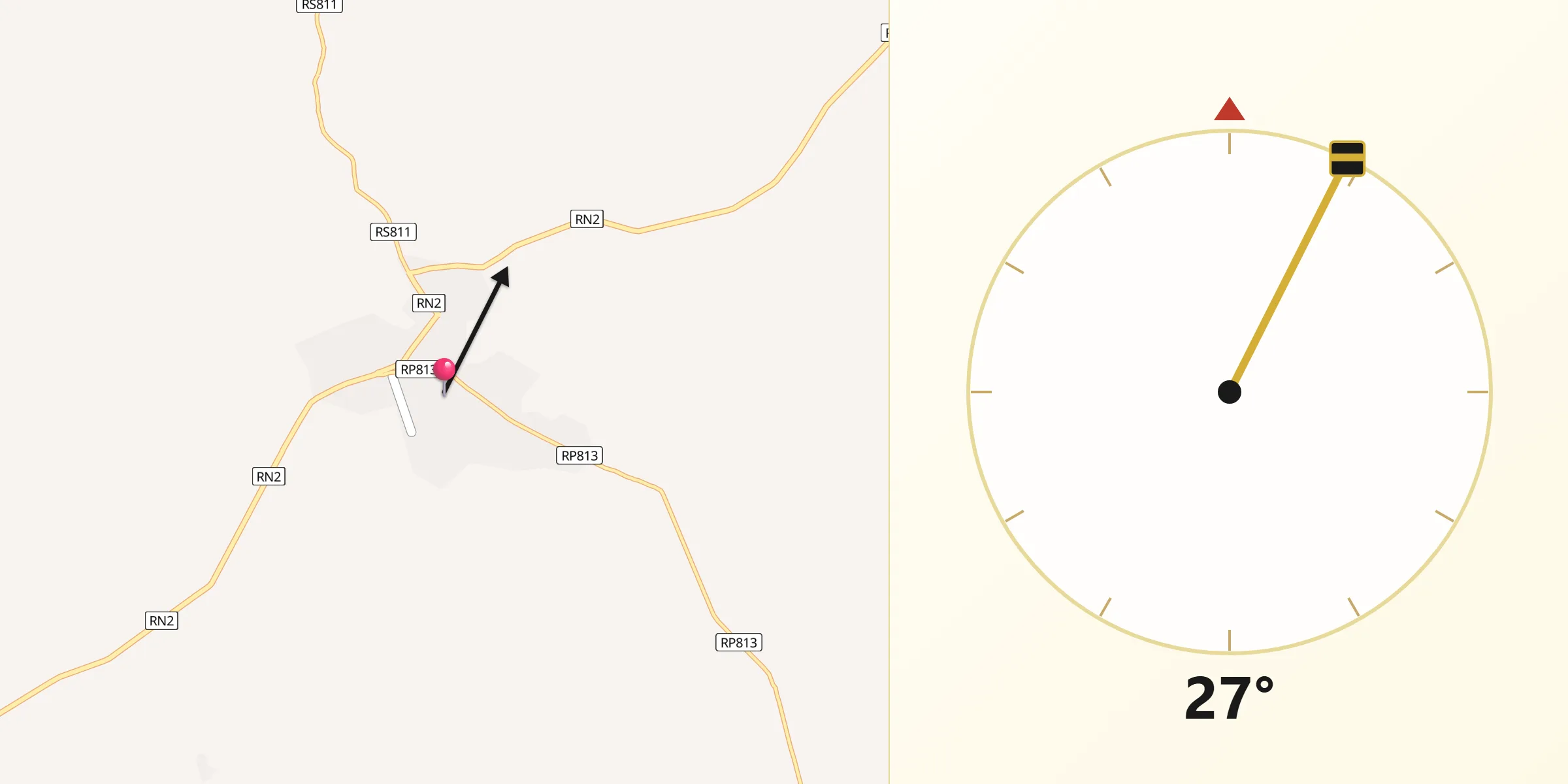 Direction vers la Qibla depuis Lubao
