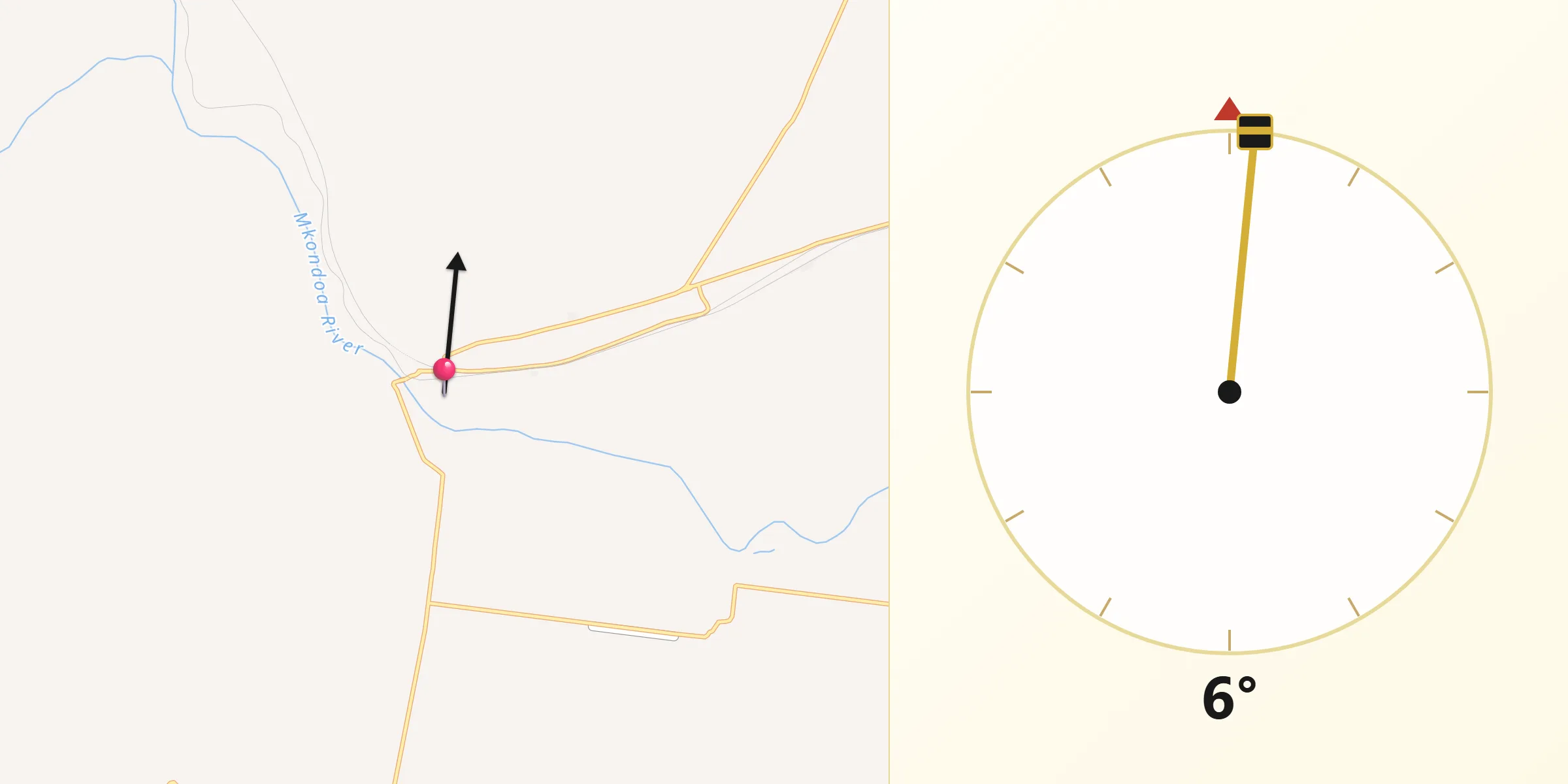 Qibla Direction from Kilosa