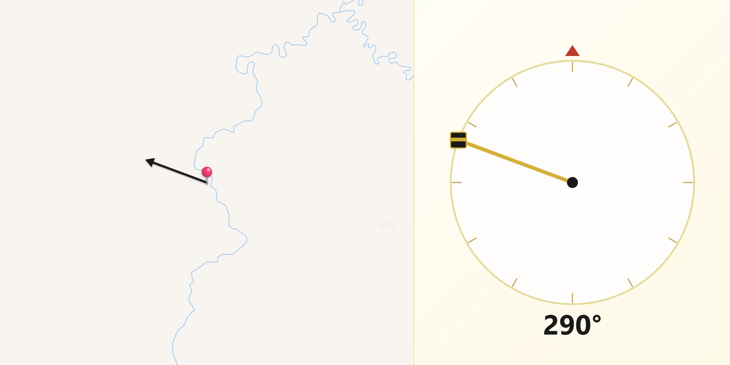 Direction vers la Qibla depuis Merauke