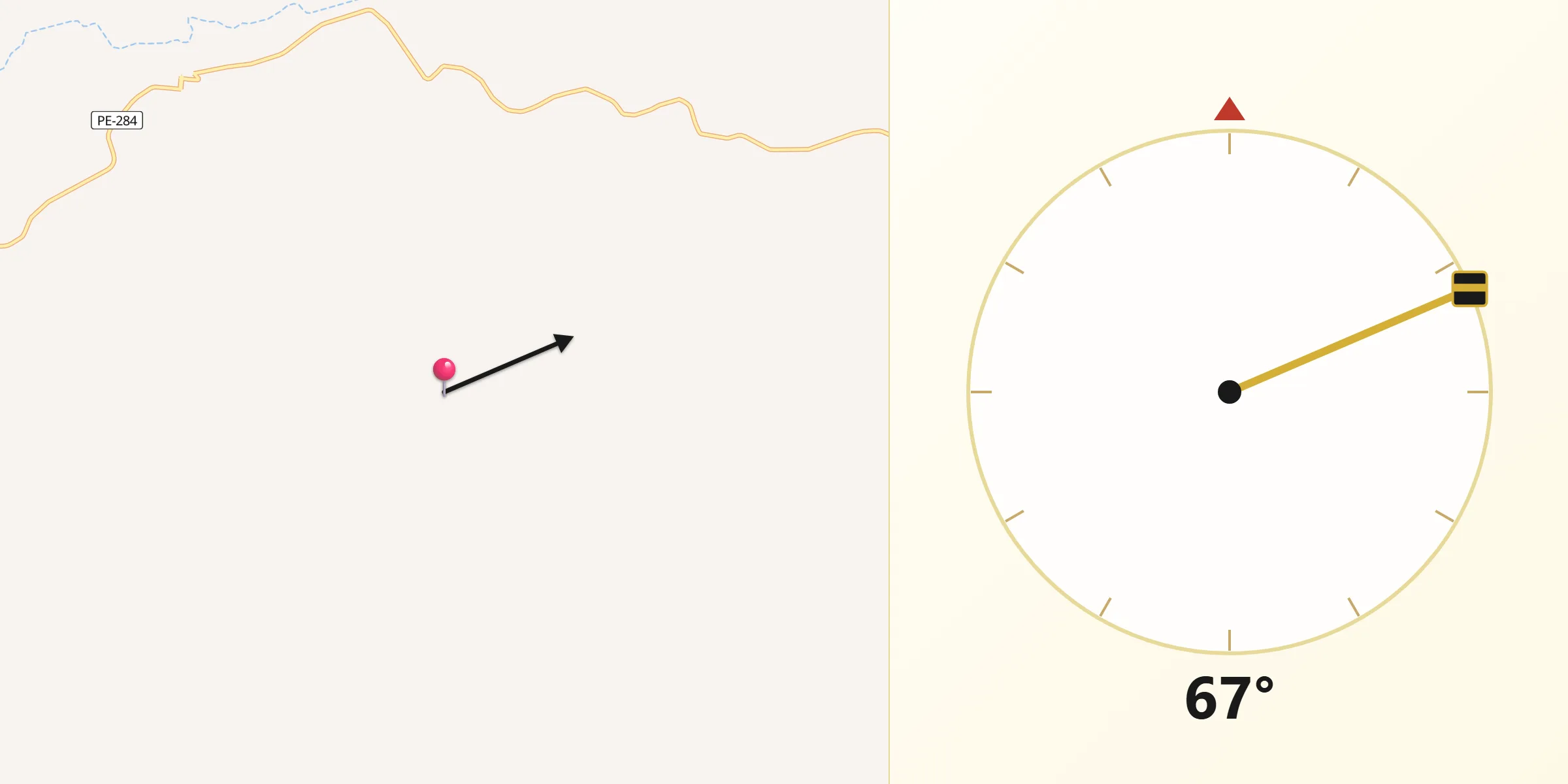 Direção da Qibla a partir de Ingazeira