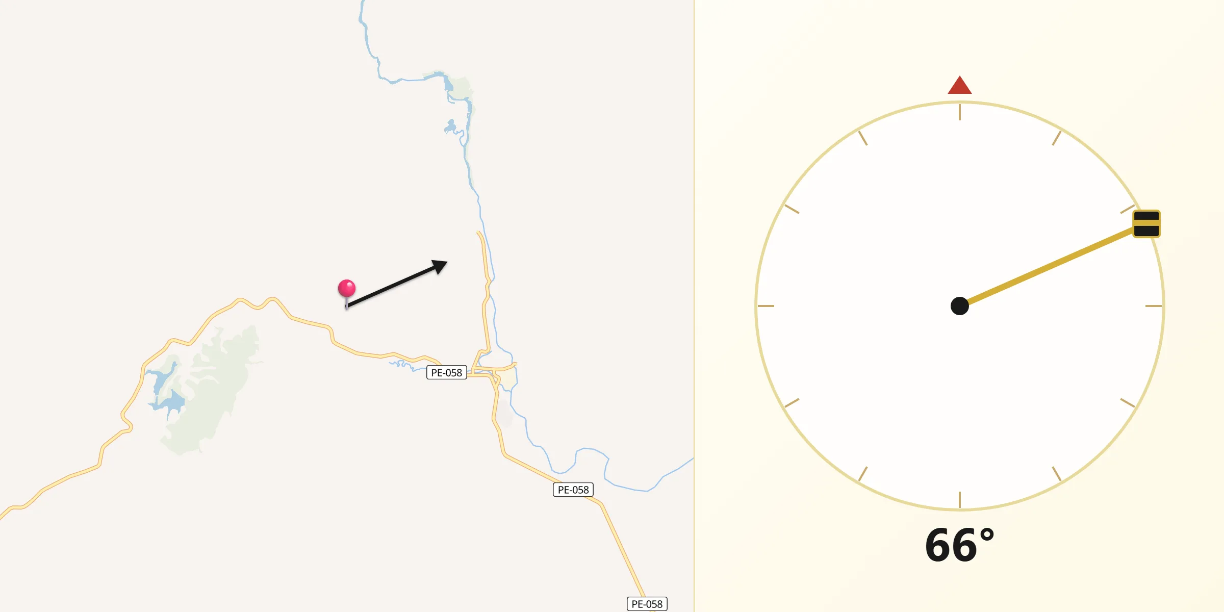Direção da Qibla a partir de Primavera