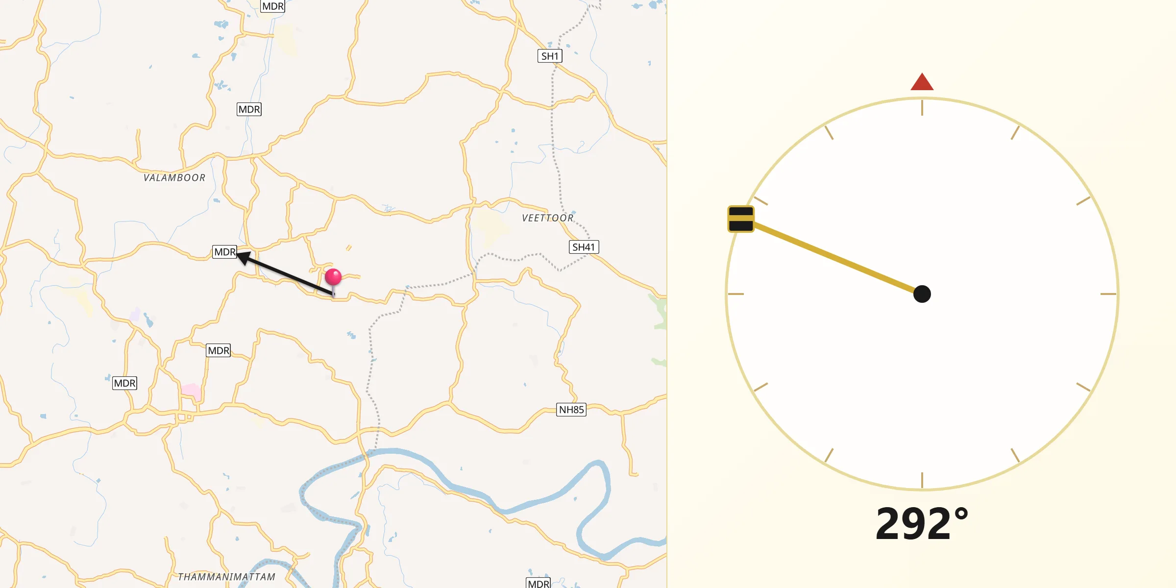 Ernakulam سے مکہ کی سمت