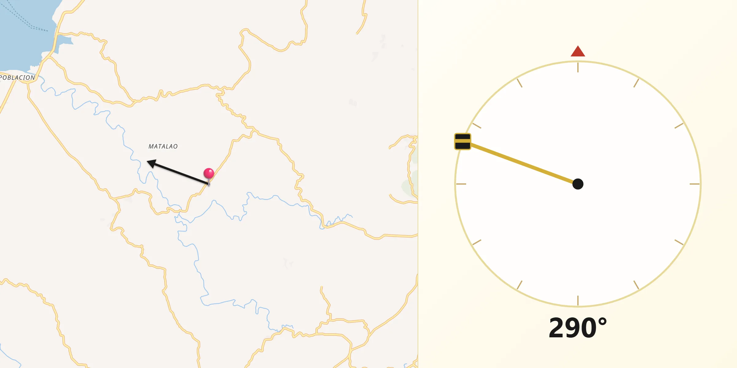 Qibla Direction from Sibonga