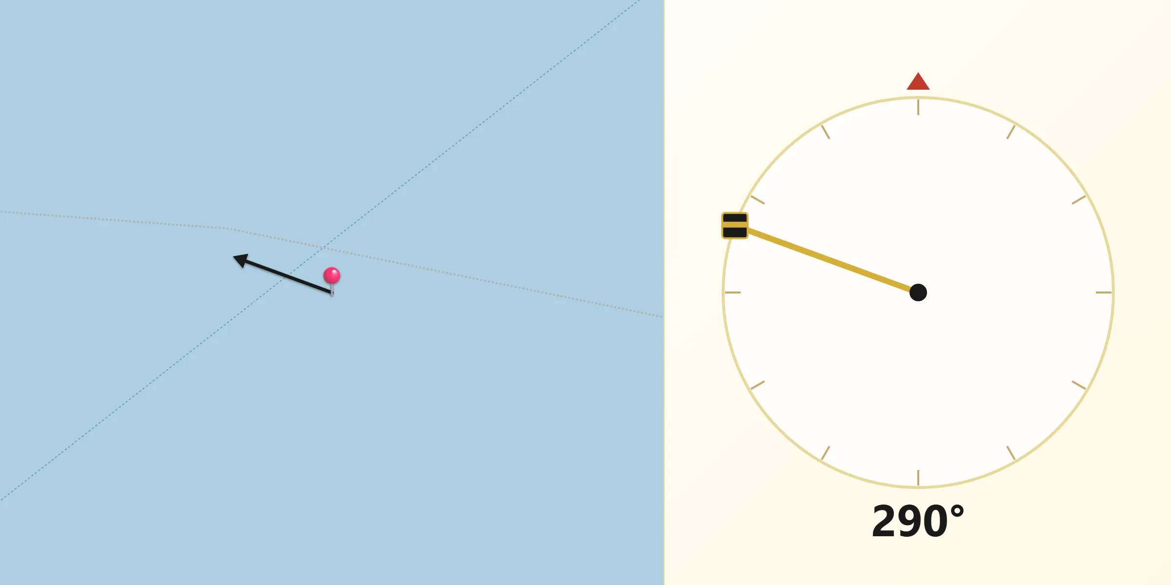 Qibla Direction from Enrique B. Magalona