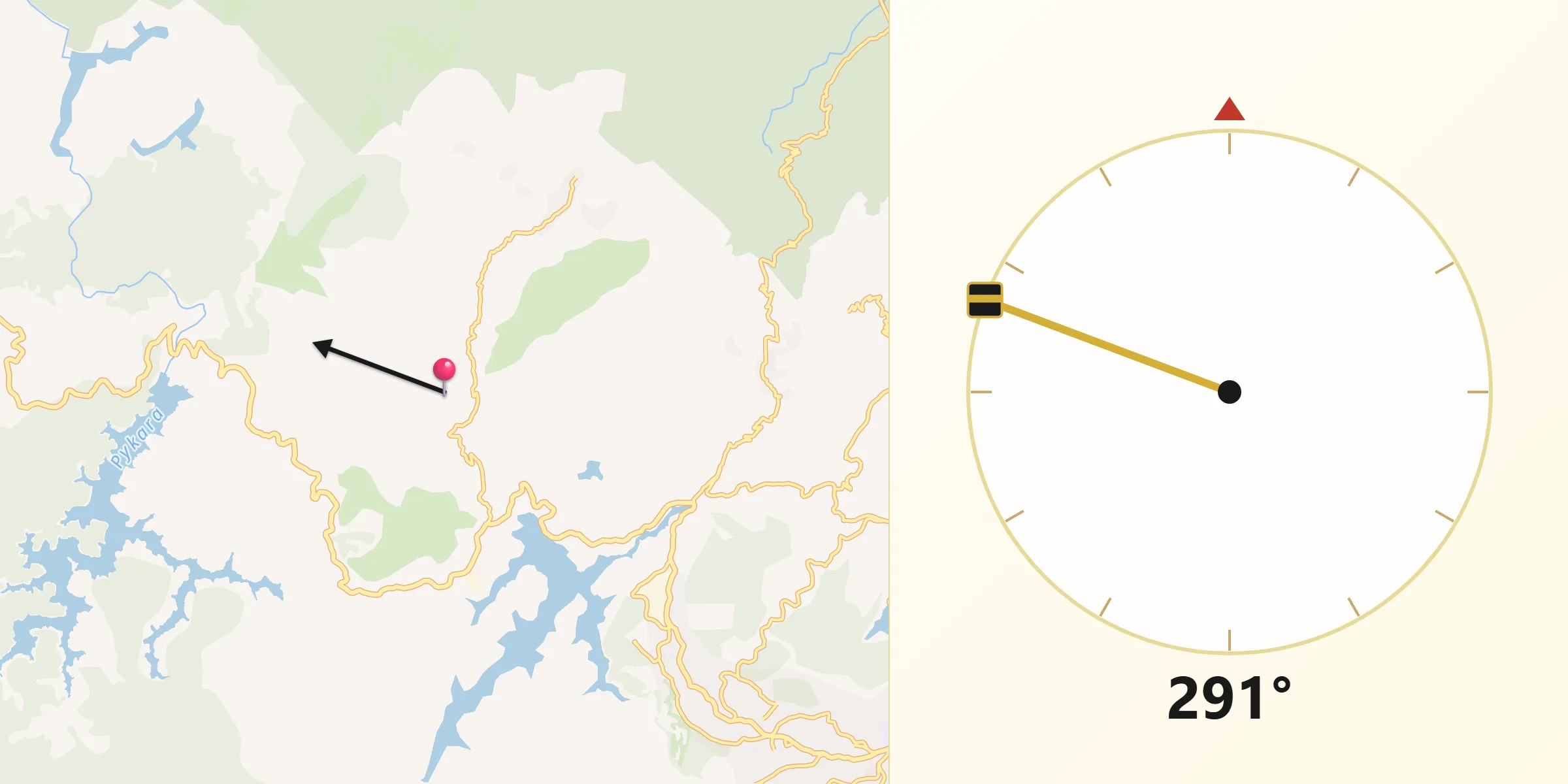 Nilgiris से मक्का की दिशा