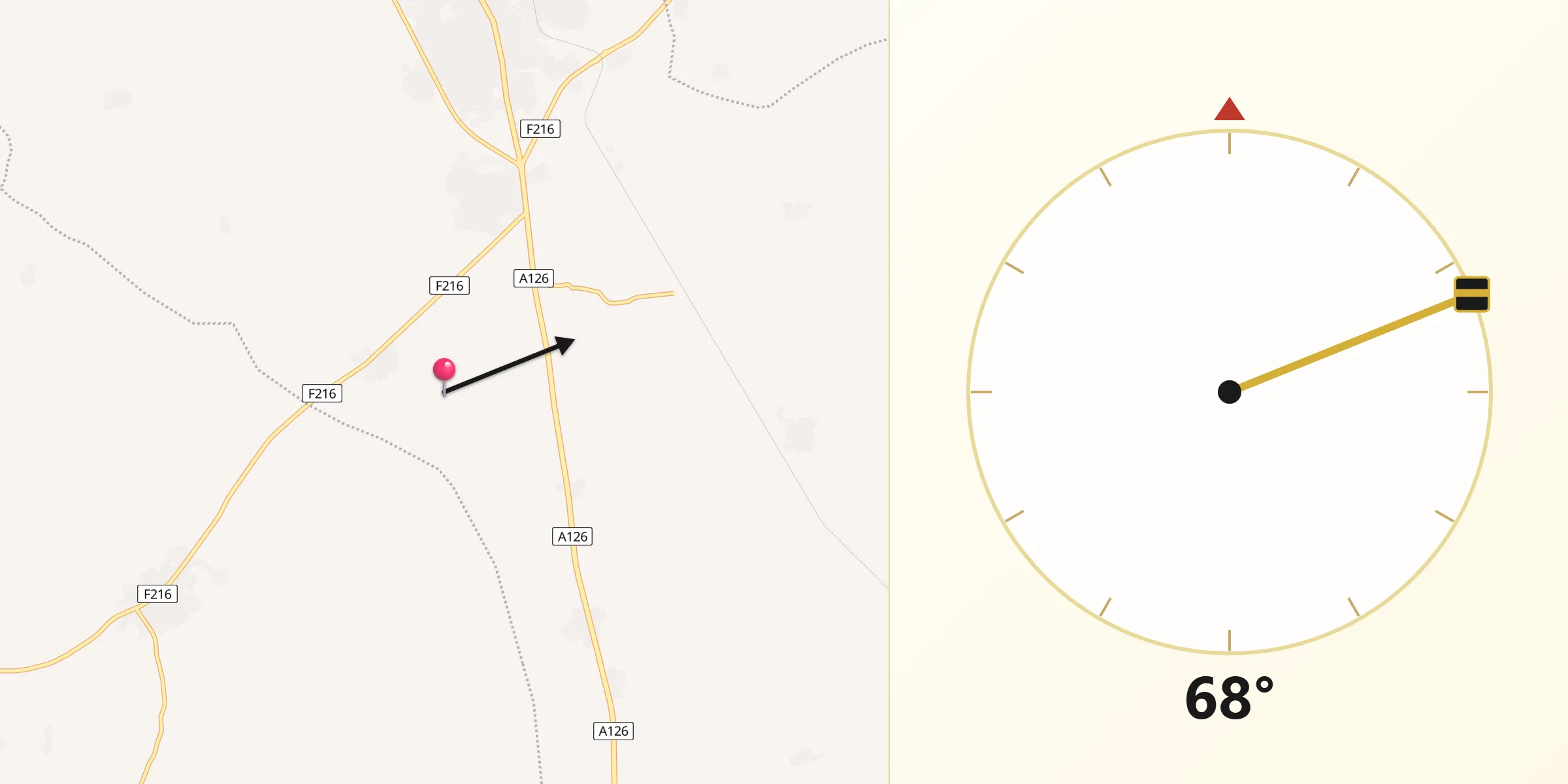 Qibla Direction from Funtua