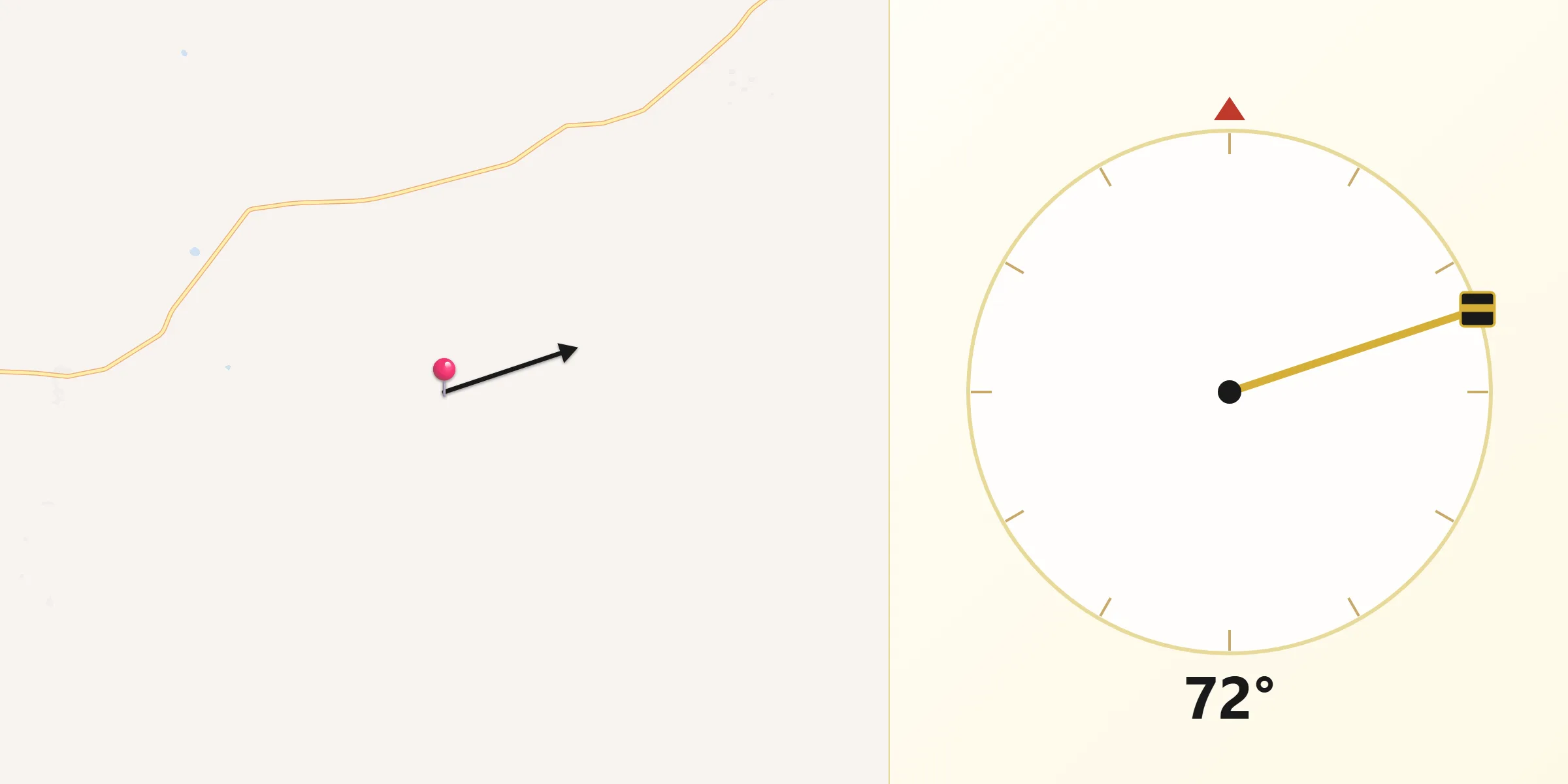 Alkibla daga Département de Say zuwa Makka