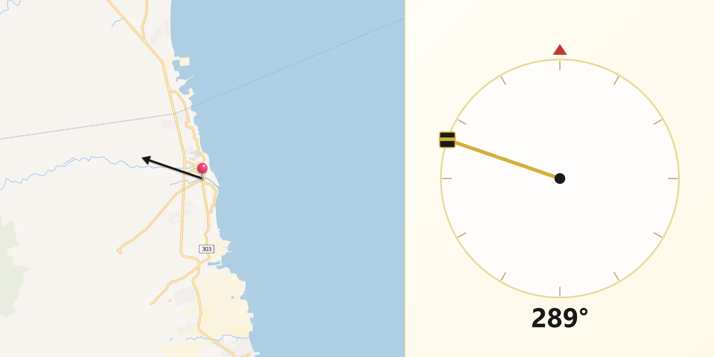 Qibla Direction from Limay
