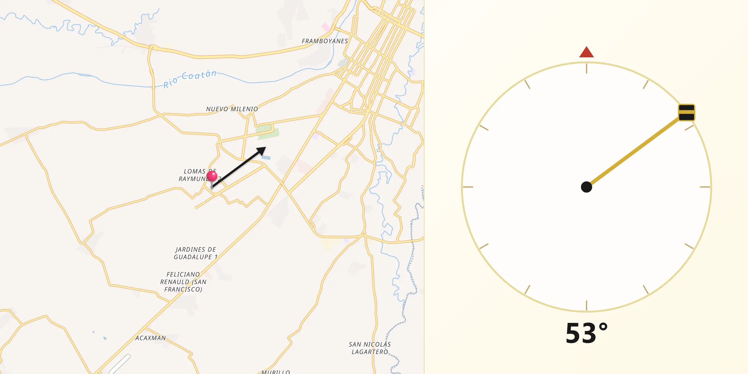 Dirección de la Qibla desde Vida Mejor I
