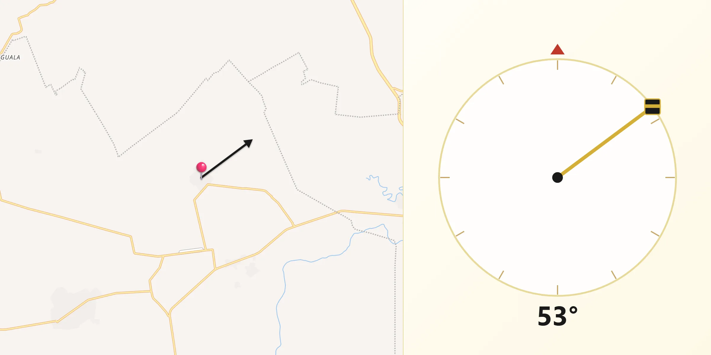 Dirección de la Qibla desde Marte R. Gómez