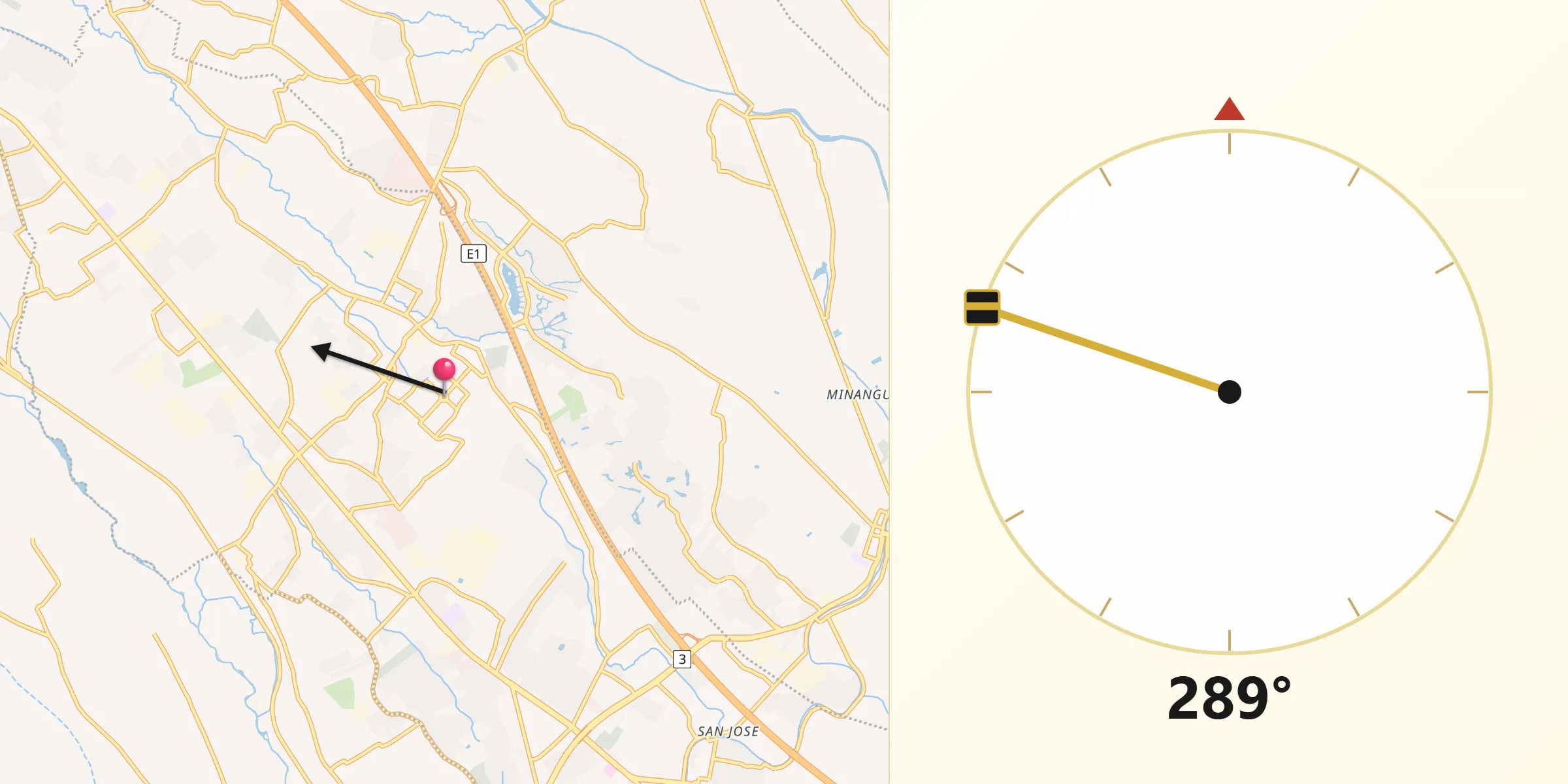 Qibla Direction from Bulaon