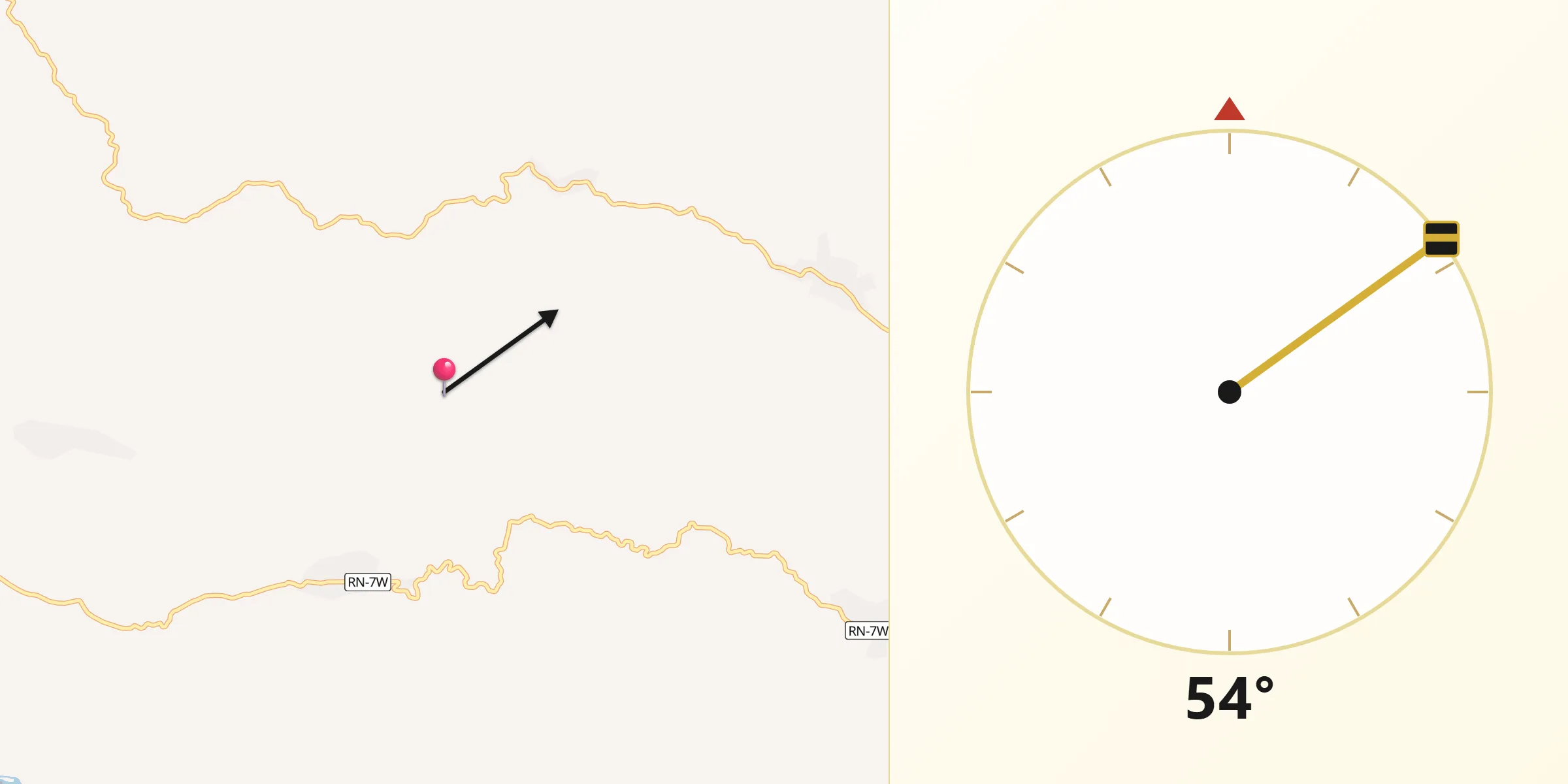 Dirección de la Qibla desde San Cristóbal Verapaz