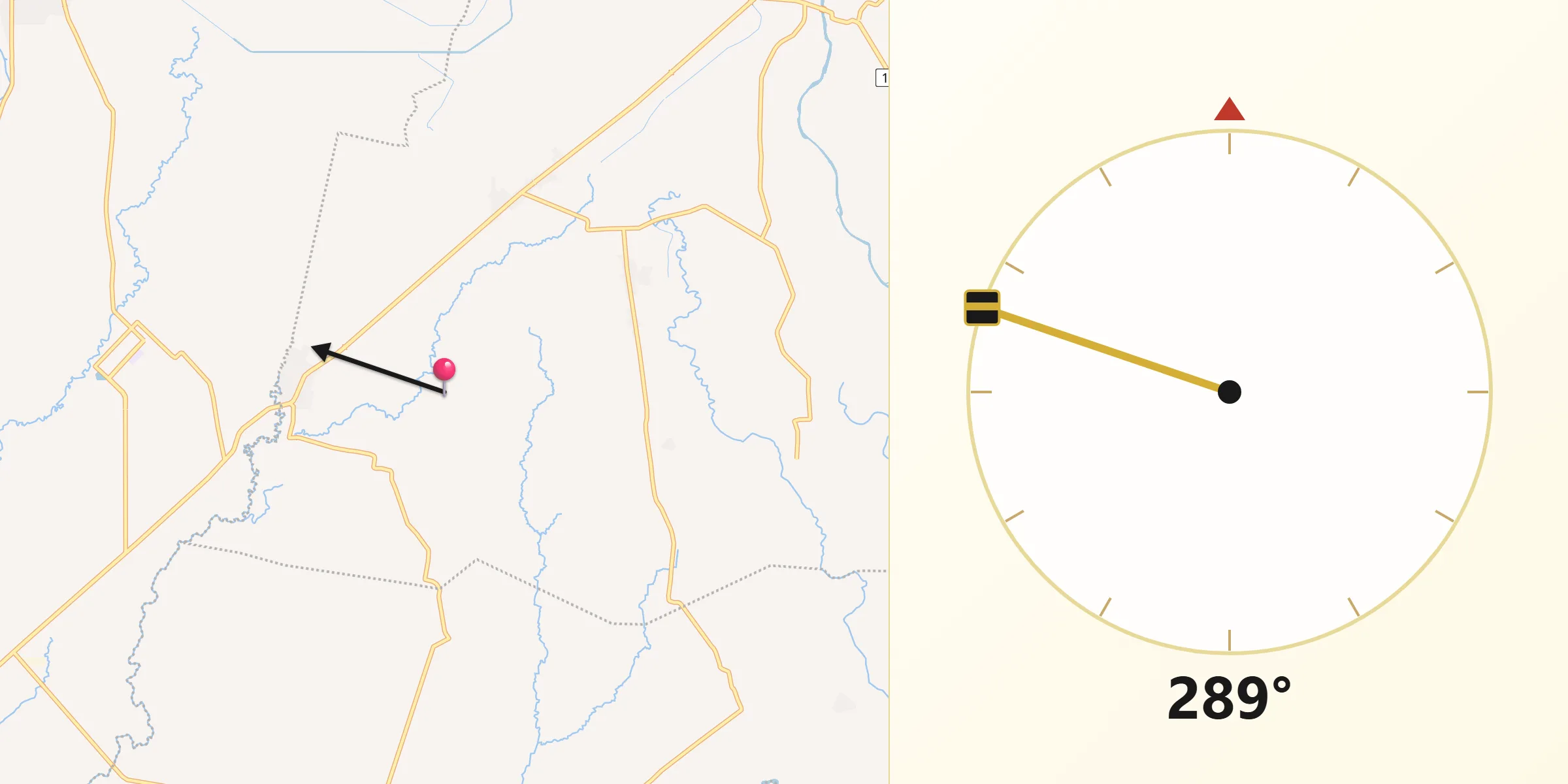 Qibla Direction from Bongabon