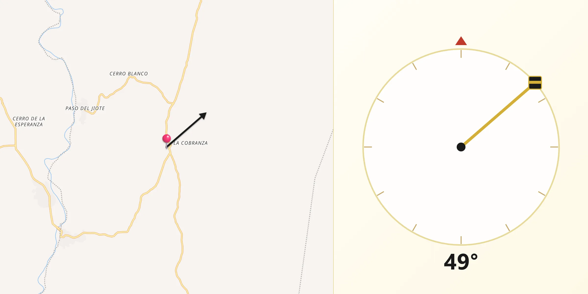 Dirección de la Qibla desde José María Morelos