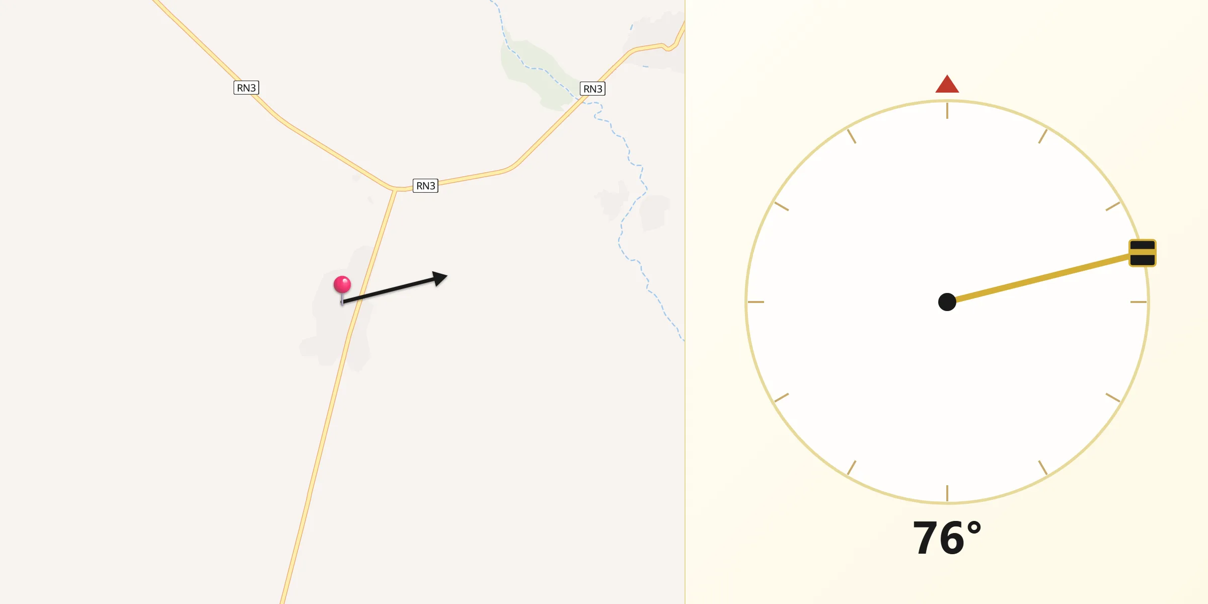 اتجاه القبلة من علب الجمل