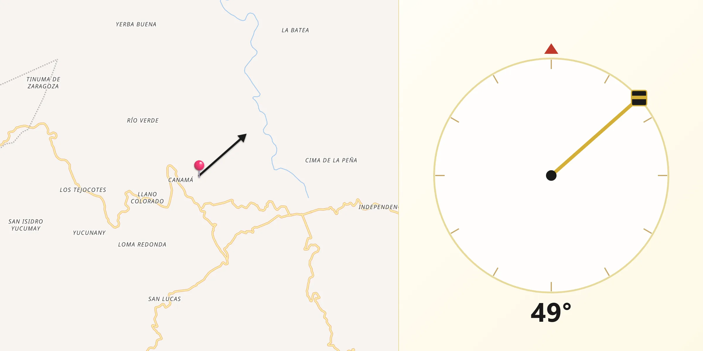 Dirección de la Qibla desde San Juan Mixtepec -Dto. 08 -