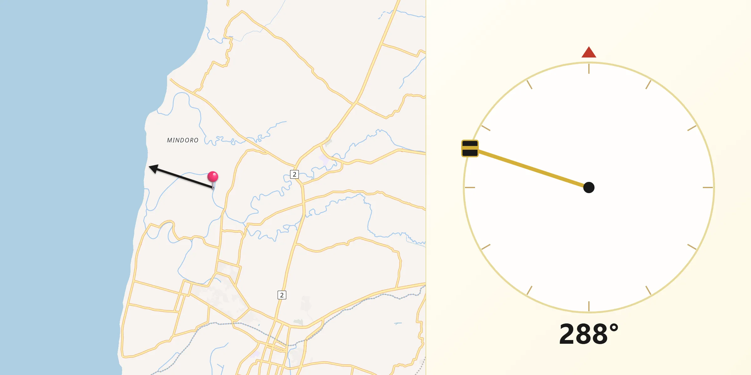 Qibla Direction from San Ildefonso
