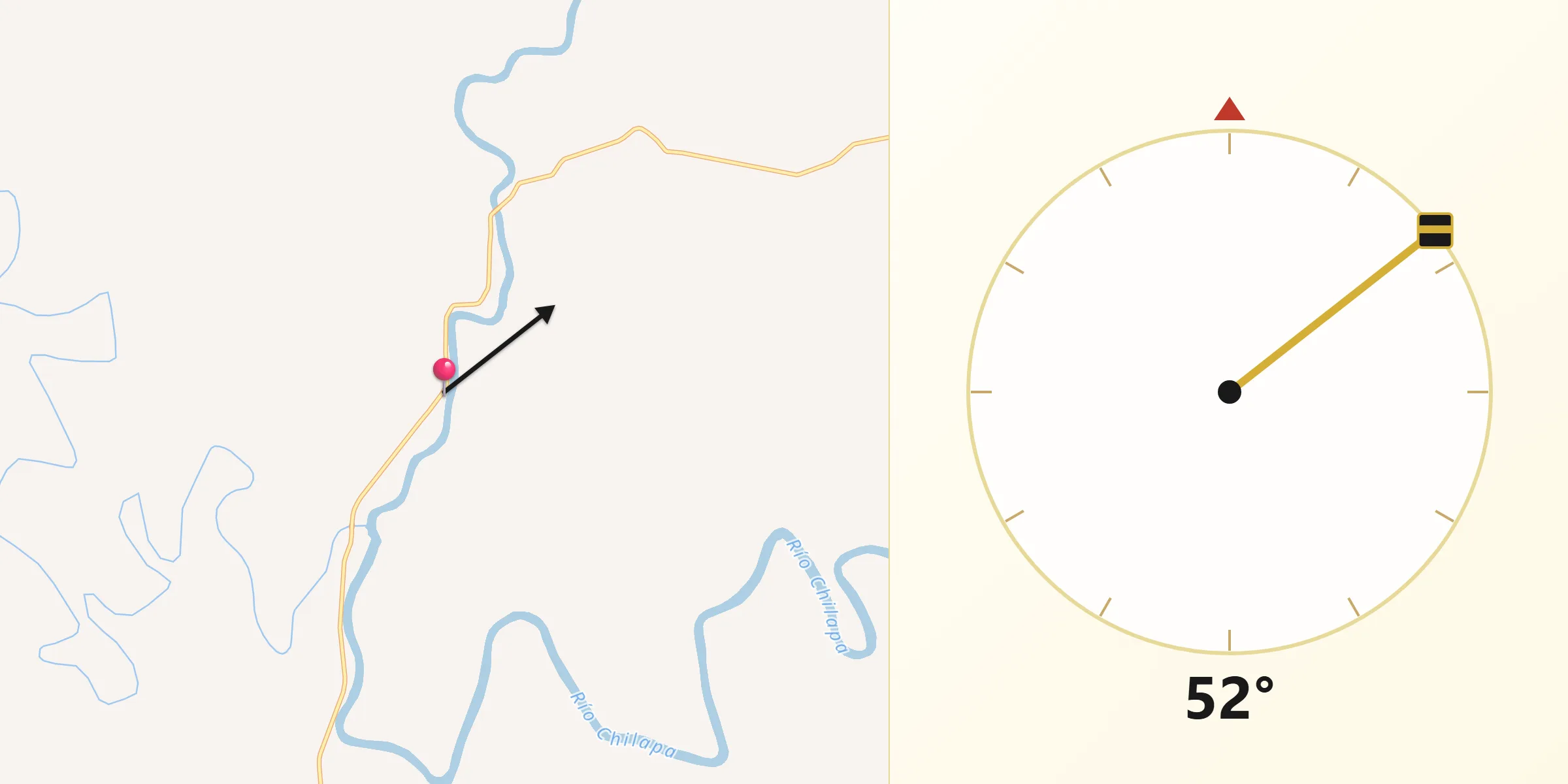 Dirección de la Qibla desde José Colomo