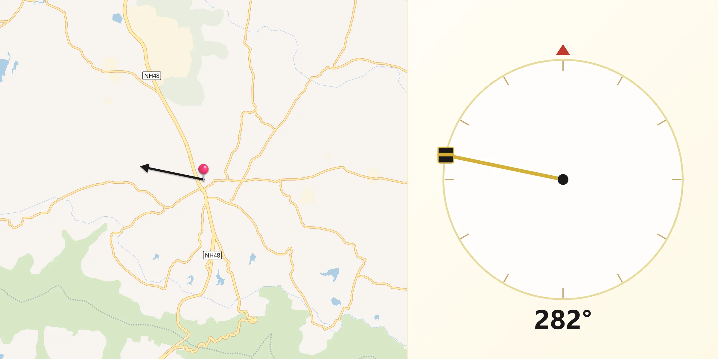 Khandala থেকে কিবলার দিক