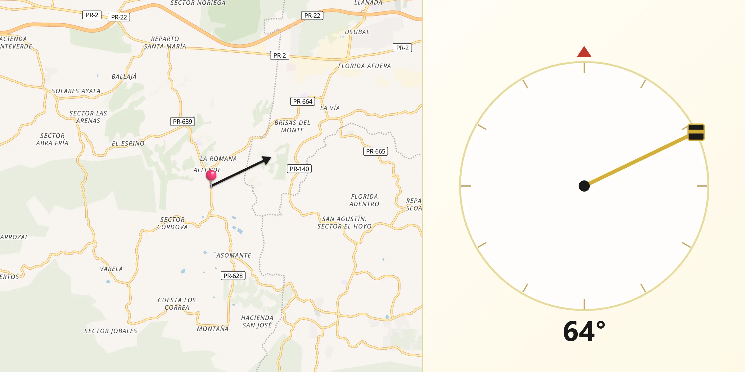 Qibla Direction from La Alianza