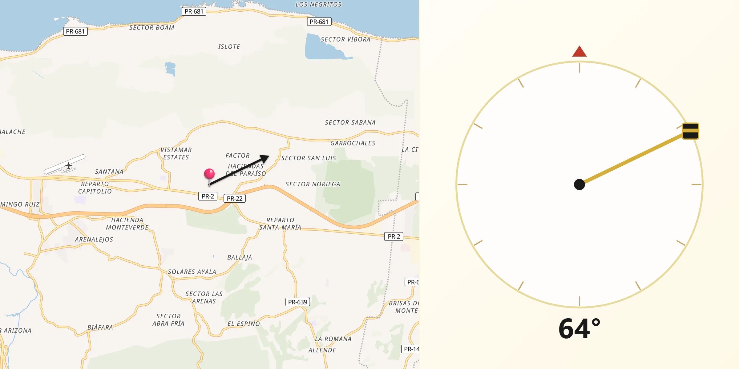 Qibla Direction from Animas