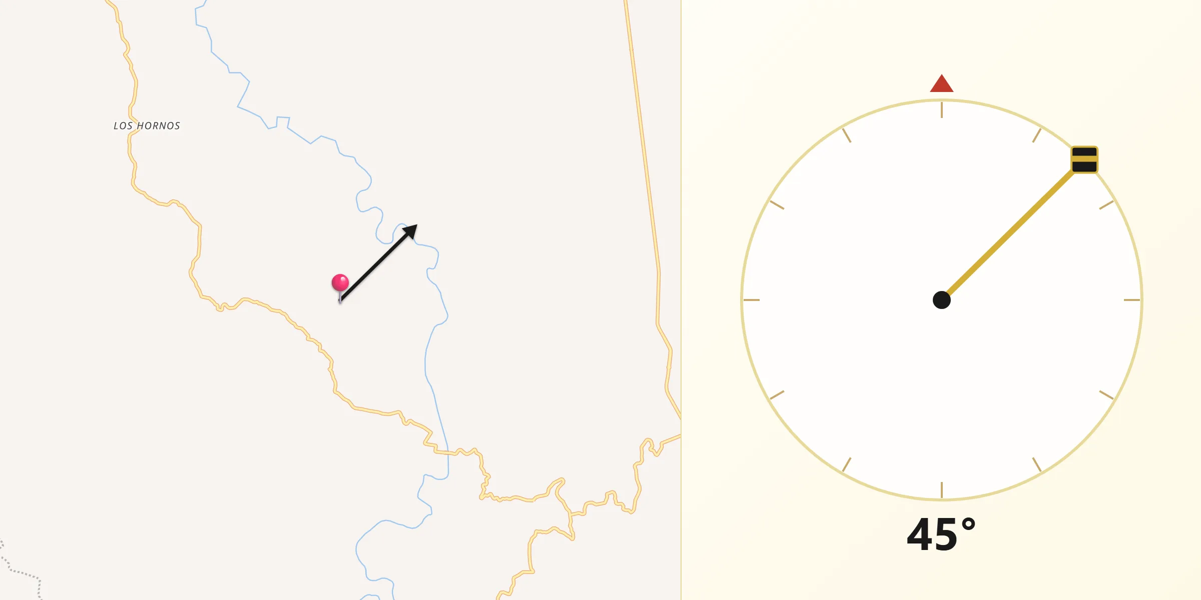 Dirección de la Qibla desde Tiquicheo de Nicolás Romero