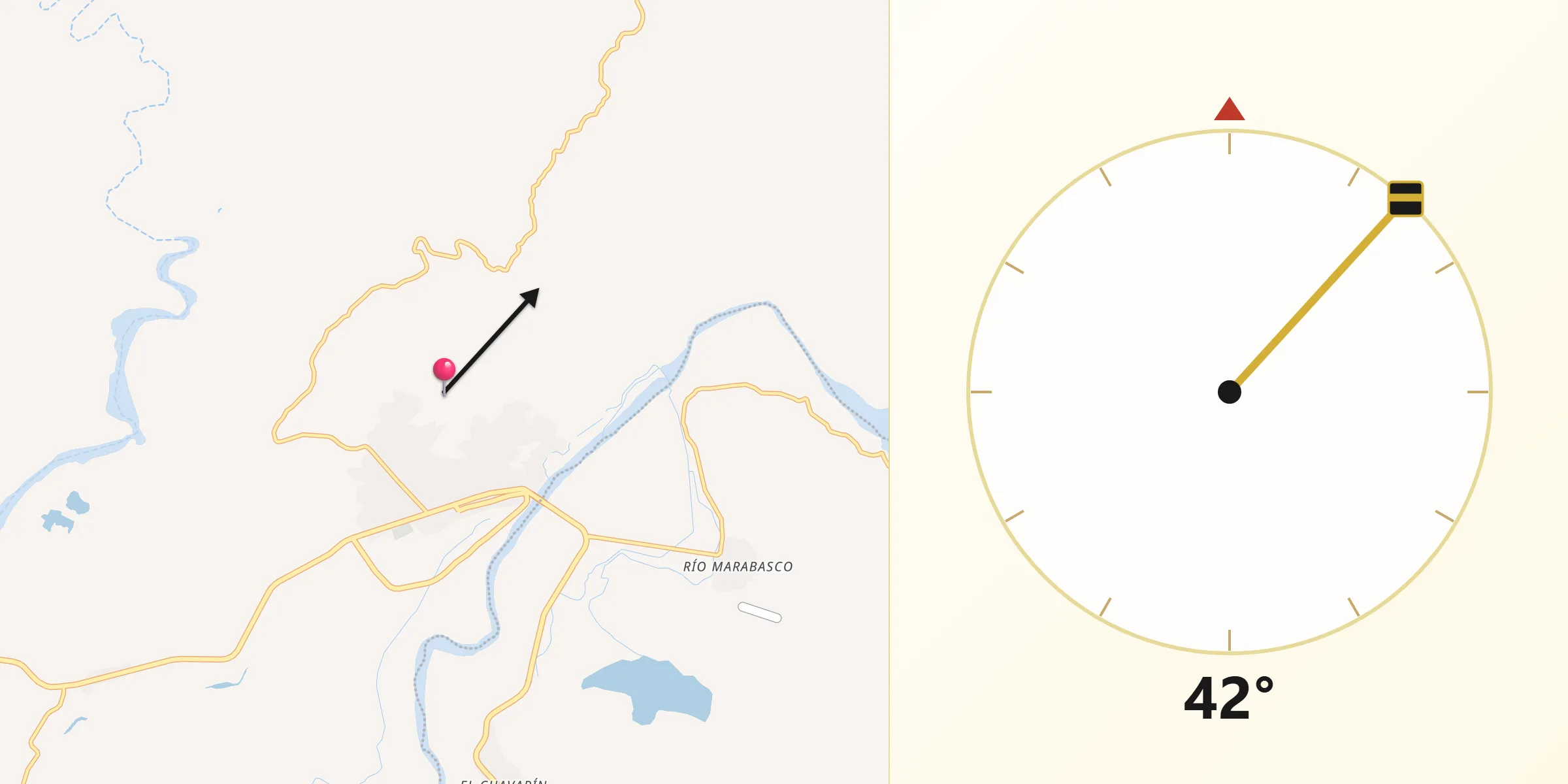 Dirección de la Qibla desde Cihuatlán Jalisco