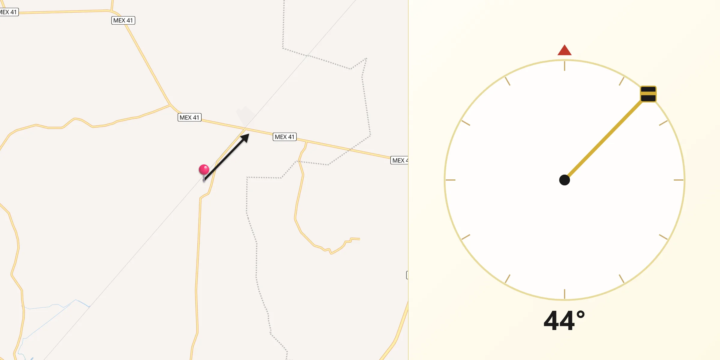 Dirección de la Qibla desde Estación Joaquín