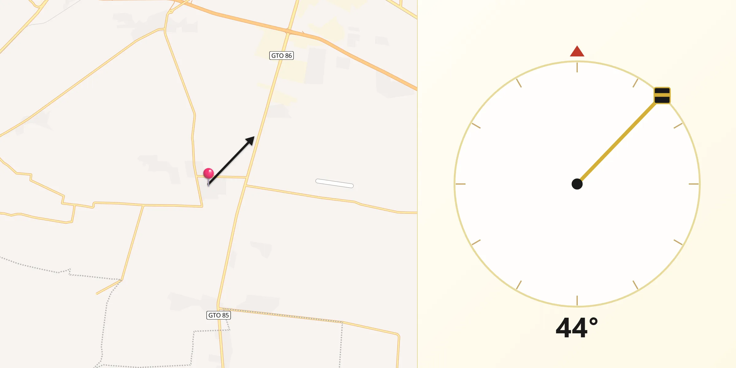 Dirección de la Qibla desde Colonia Latinoamericana
