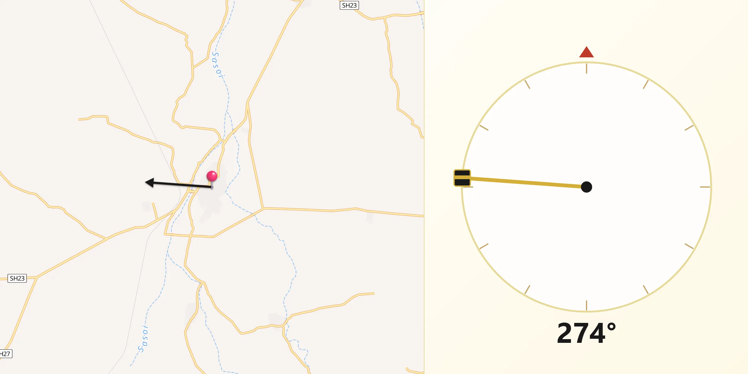 Lalpur থেকে কিবলার দিক