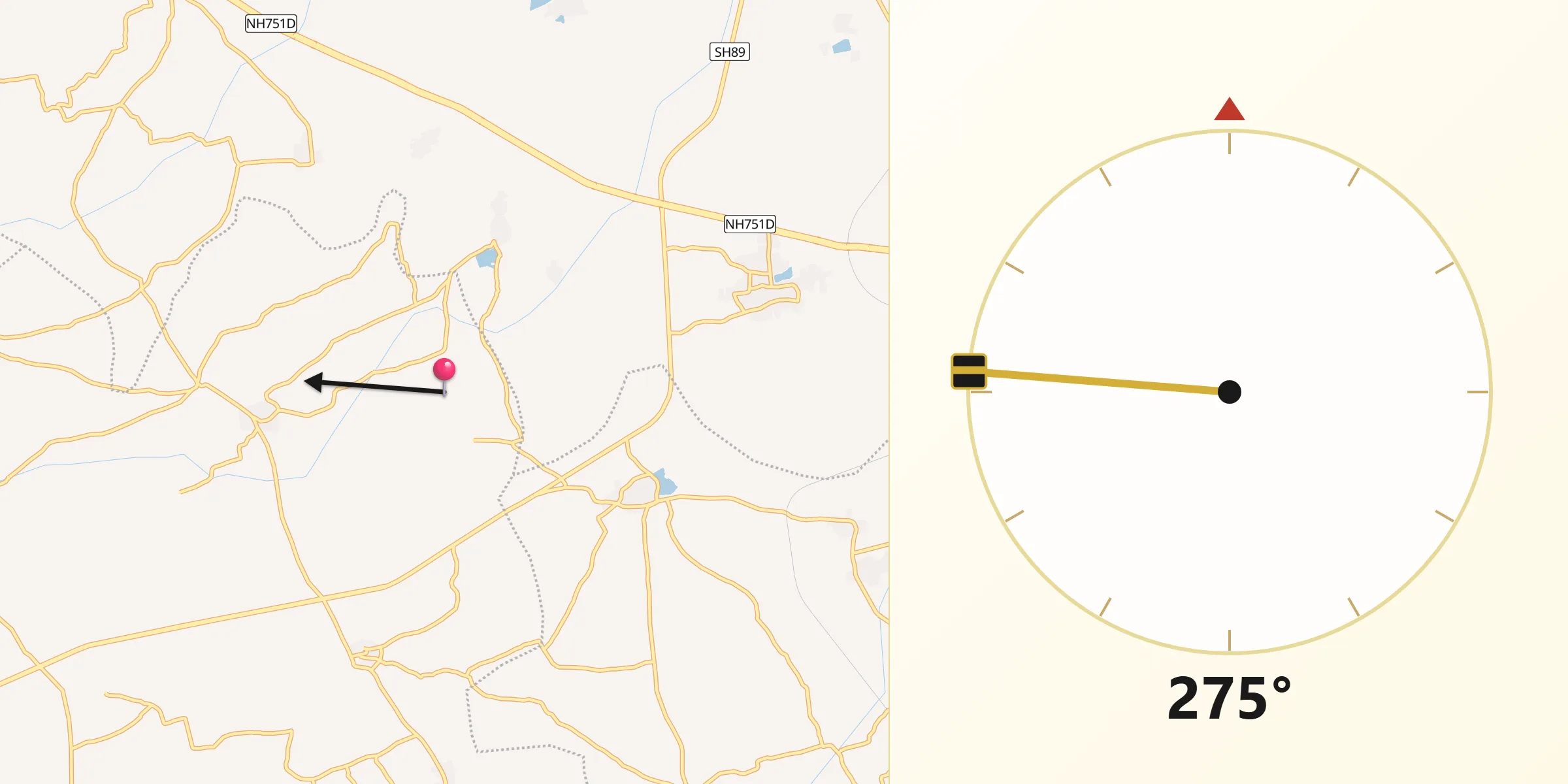 Qibla Direction from Anand