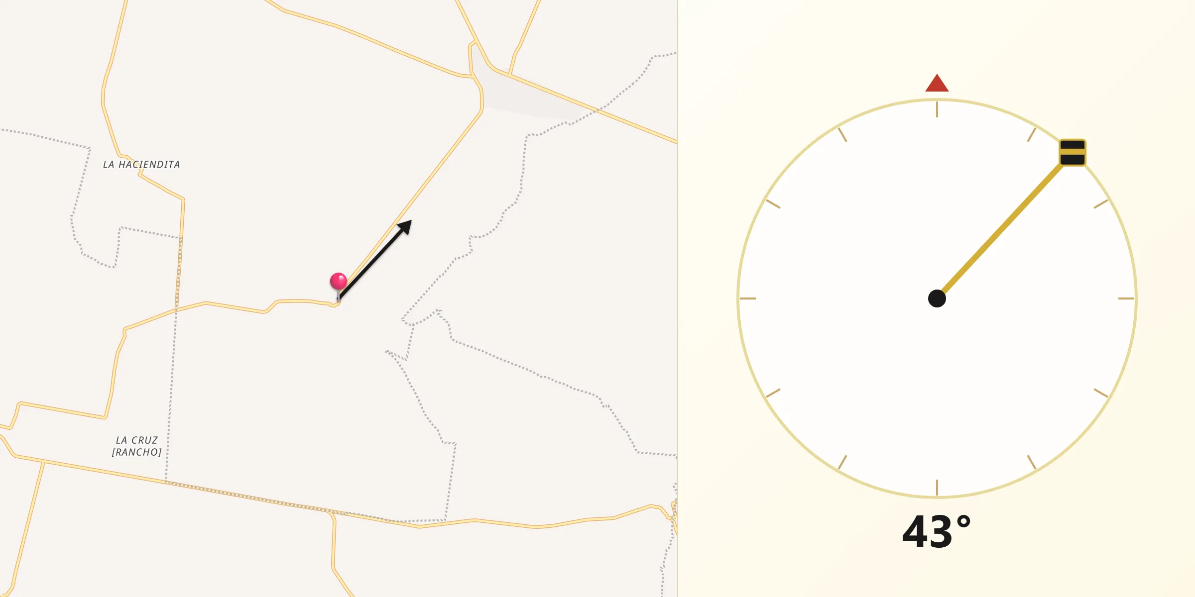 Dirección de la Qibla desde San Pablo