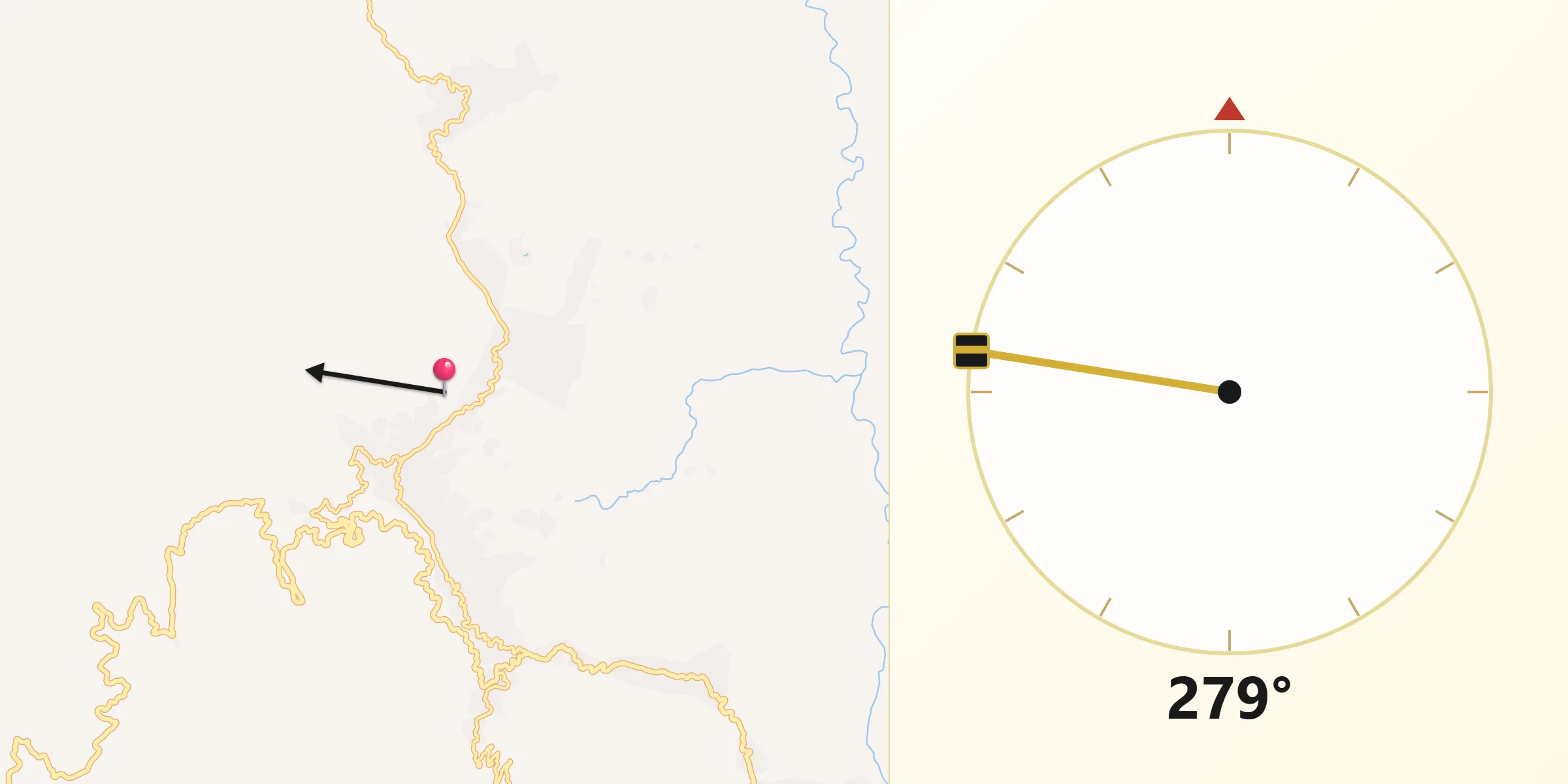 Qibla Direction from Lunglei