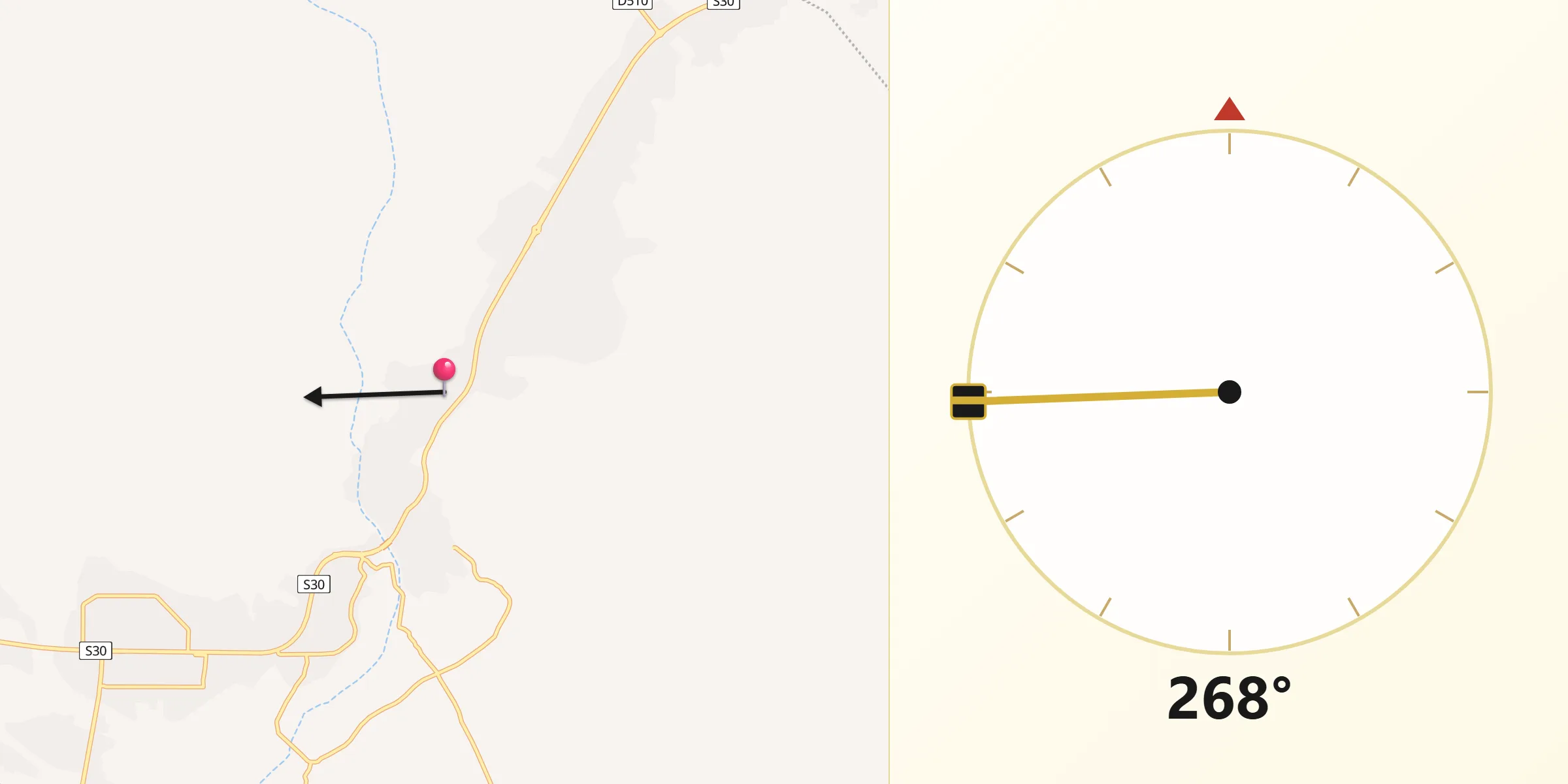 اتجاه القبلة من بهلاء