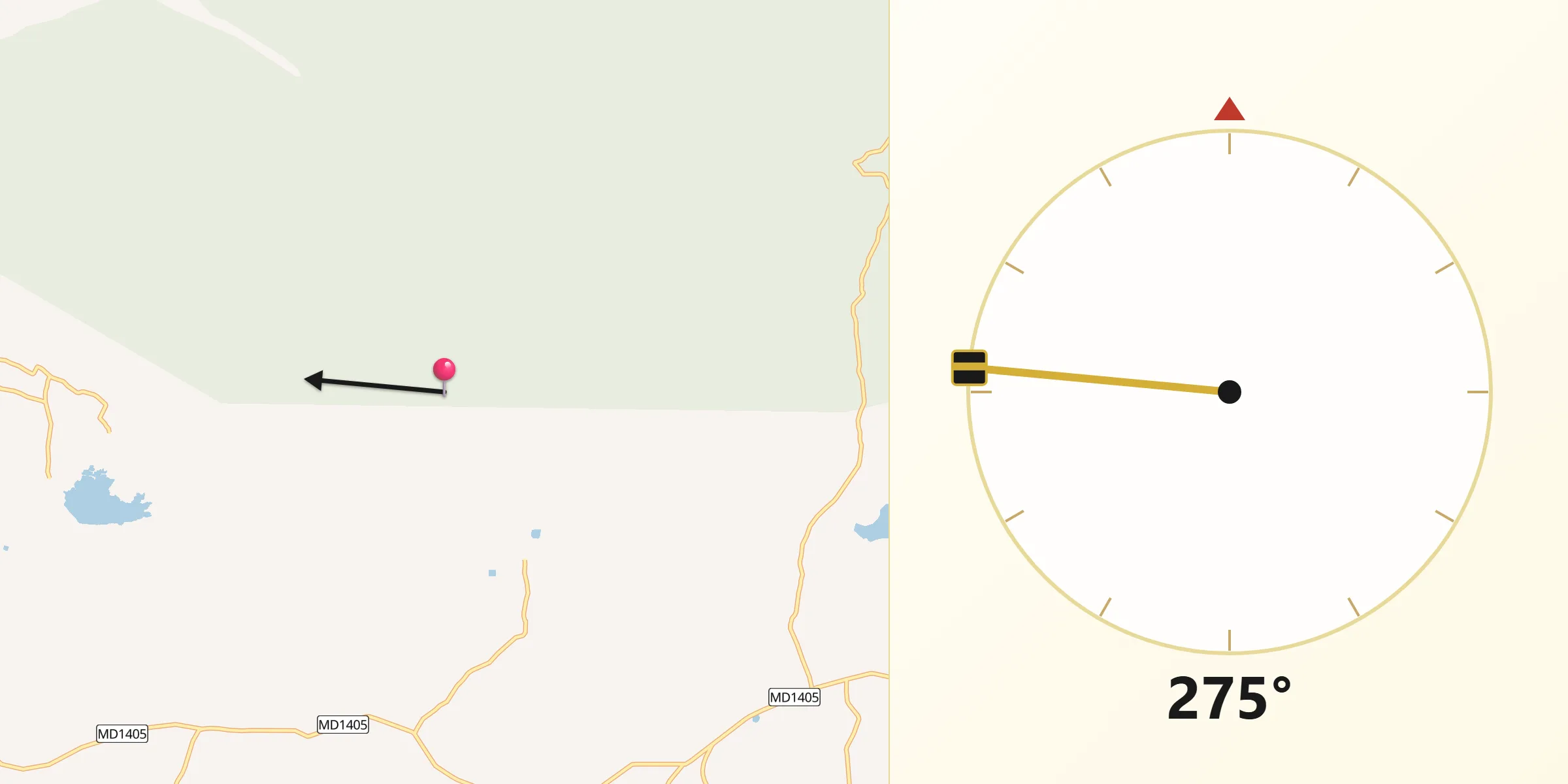 Qibla Direction from Shahdol