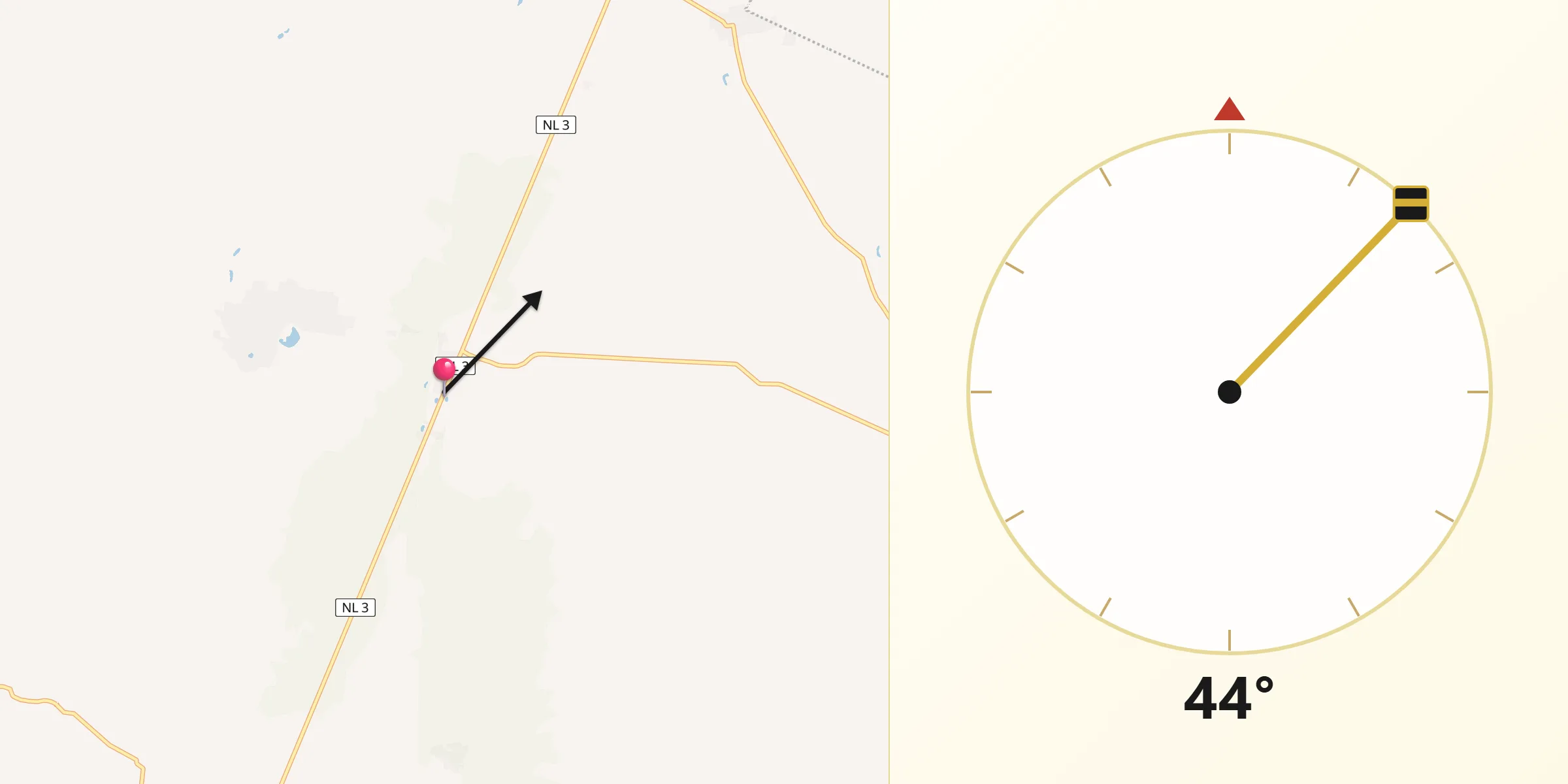 Dirección de la Qibla desde San Mateo Doctor Arroyo