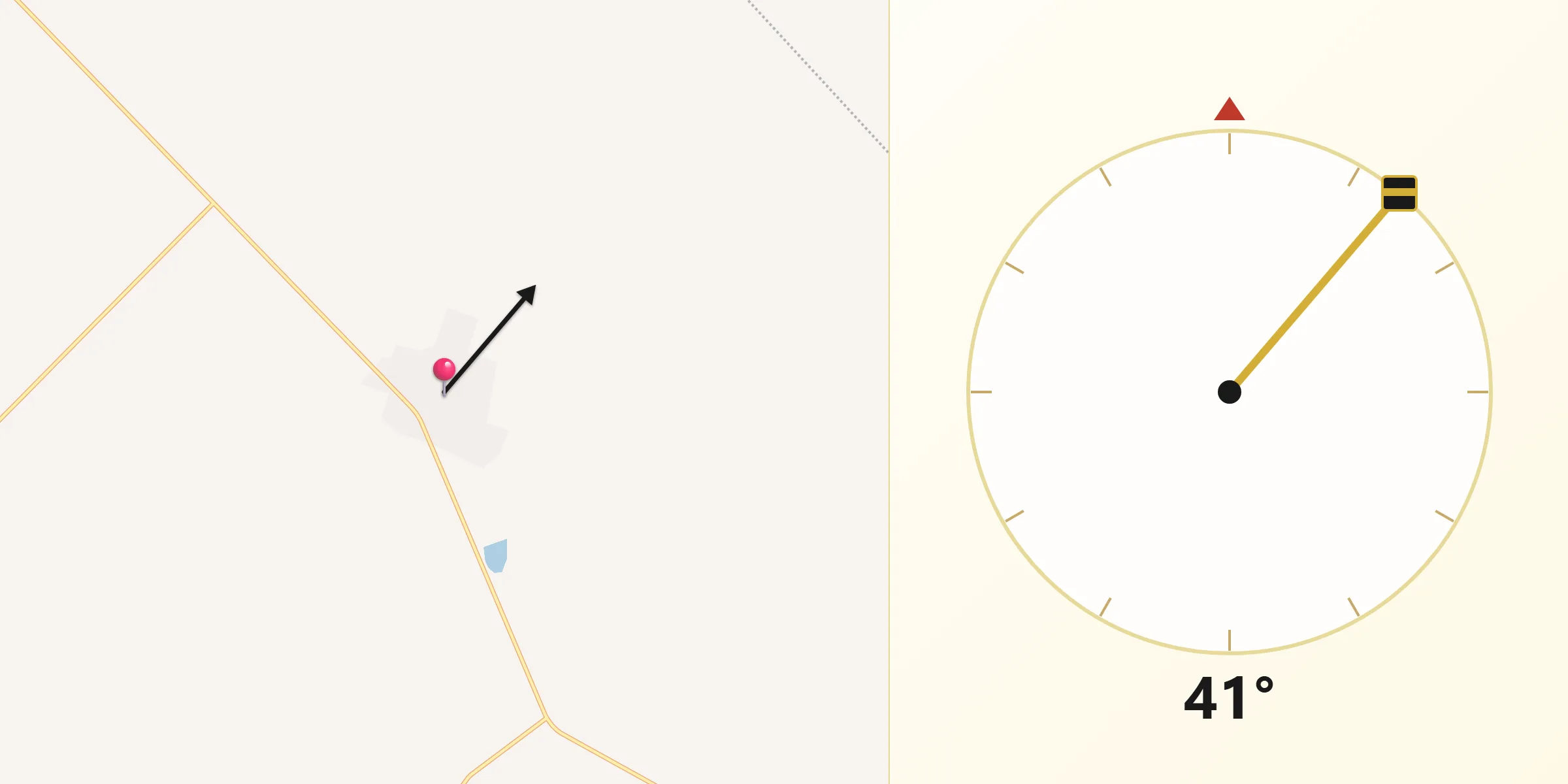 Dirección de la Qibla desde Felipe Carrillo Puerto