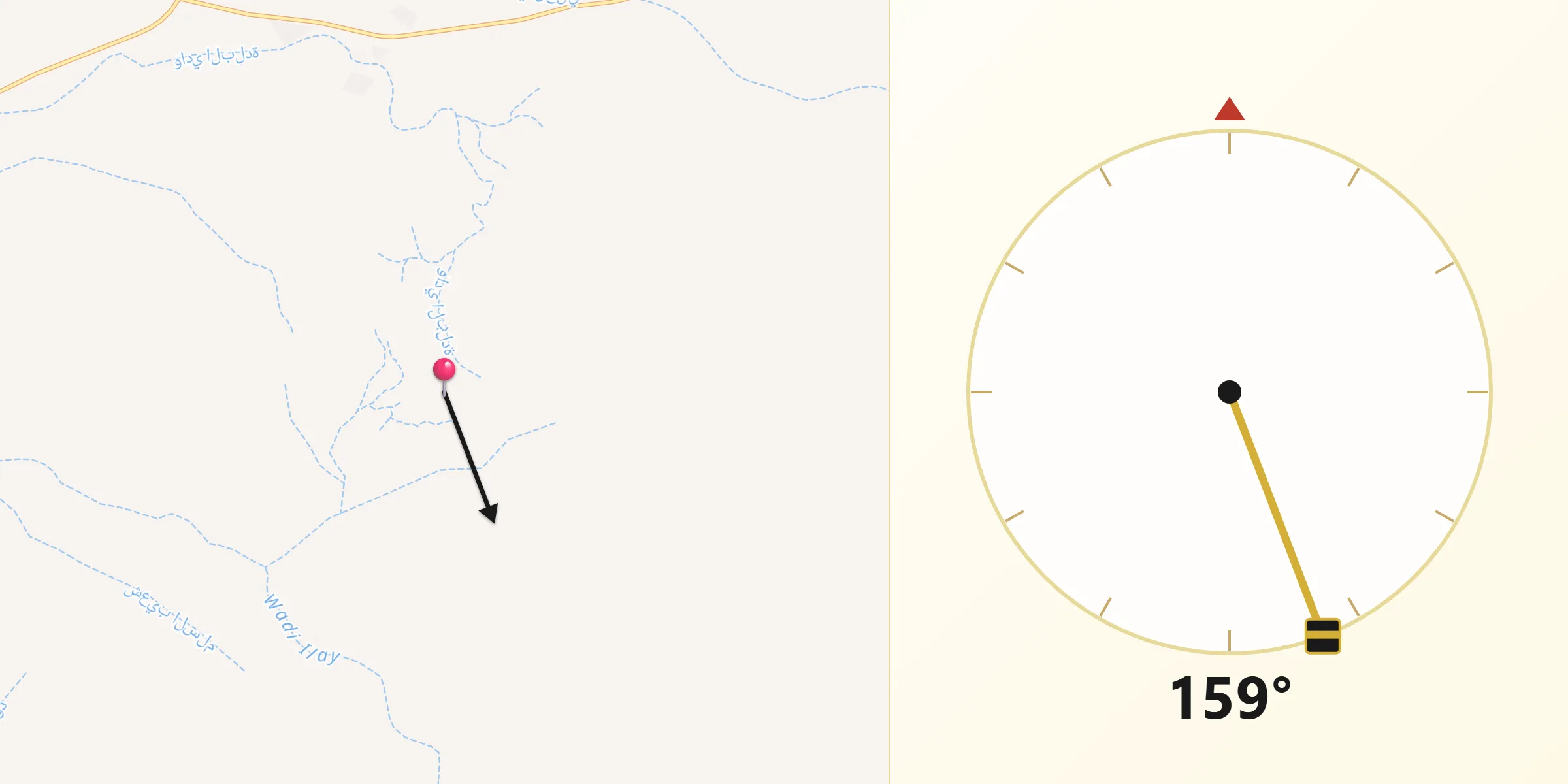 اتجاه القبلة من عسيرة