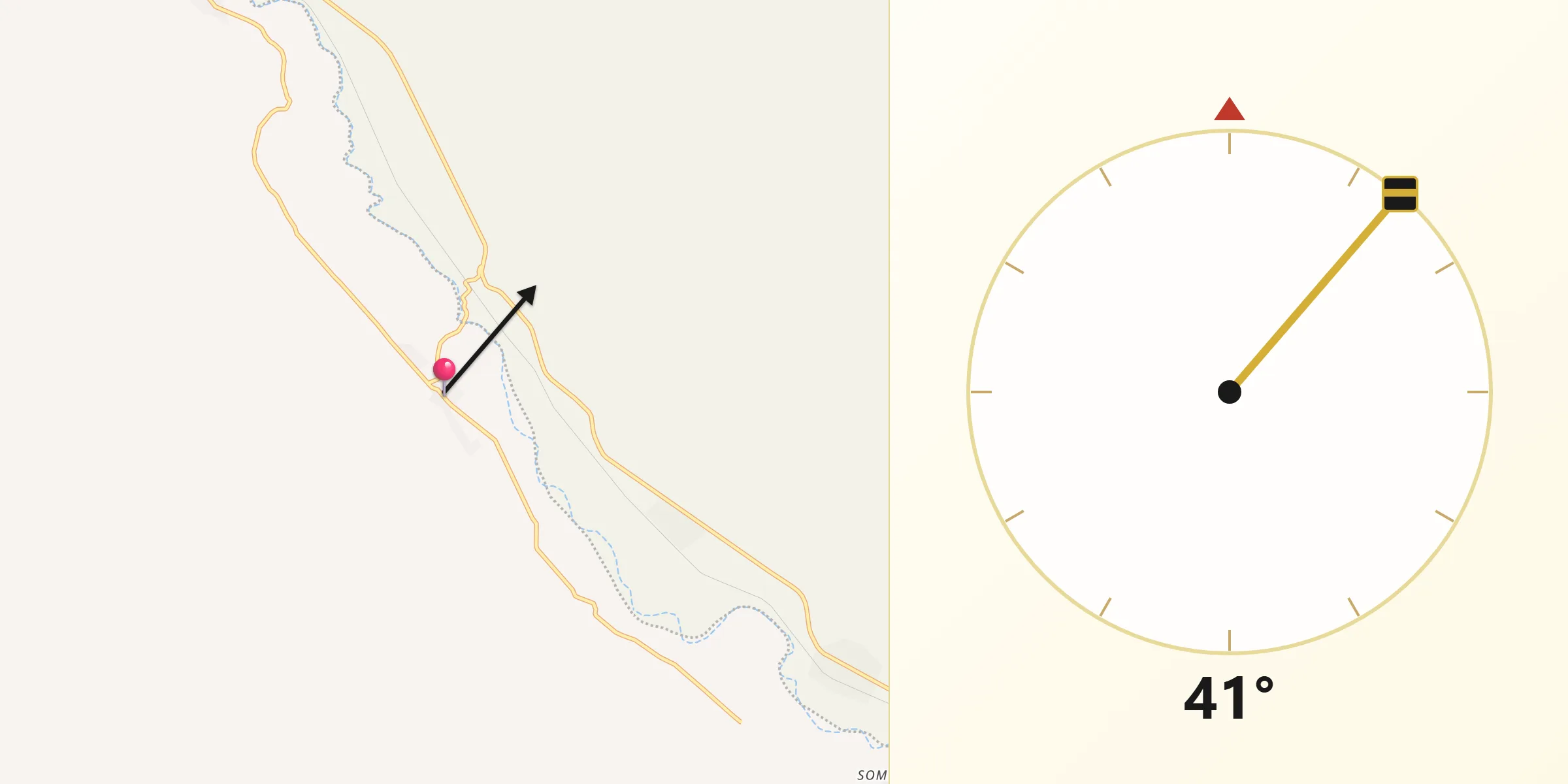 Dirección de la Qibla desde Ignacio Zaragoza
