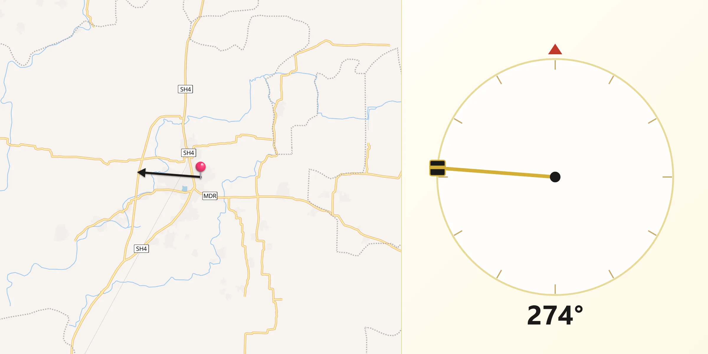 Qibla Direction from Hilsa