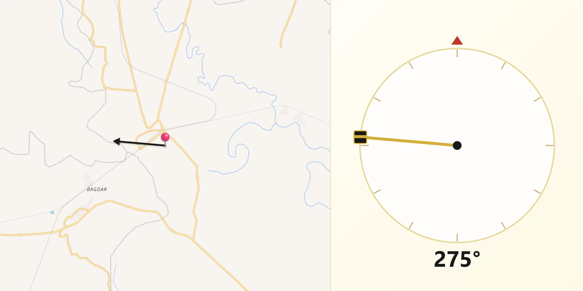 Raghunathpur থেকে কিবলার দিক