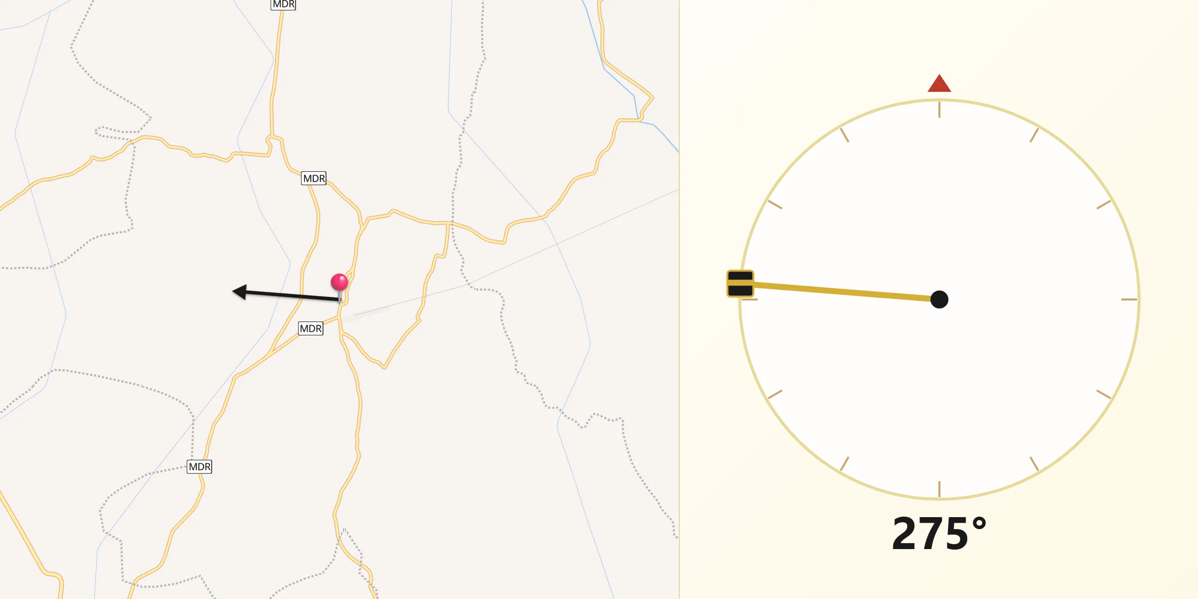 Bihariganj سے مکہ کی سمت