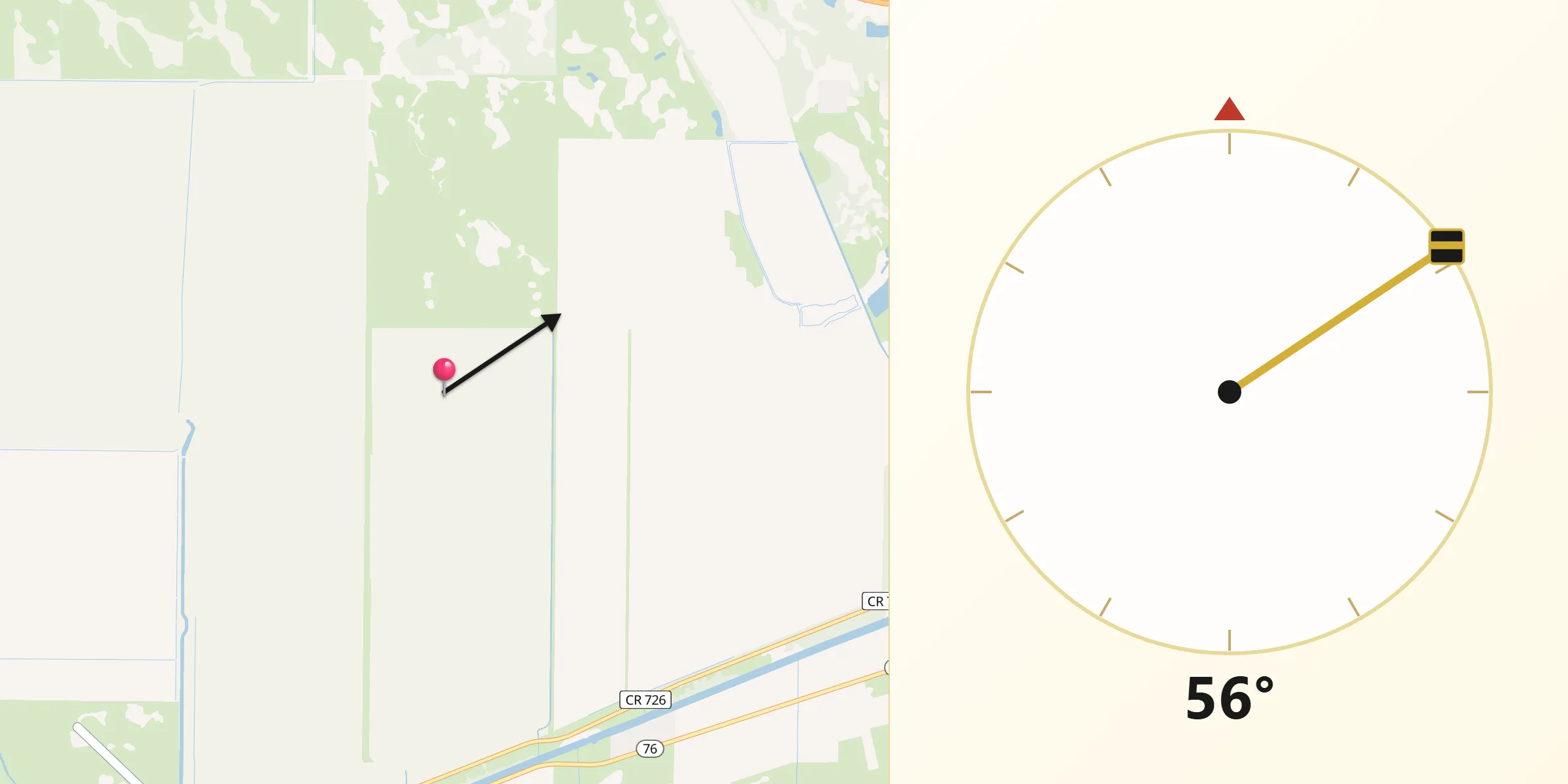 Qibla Direction from Martin